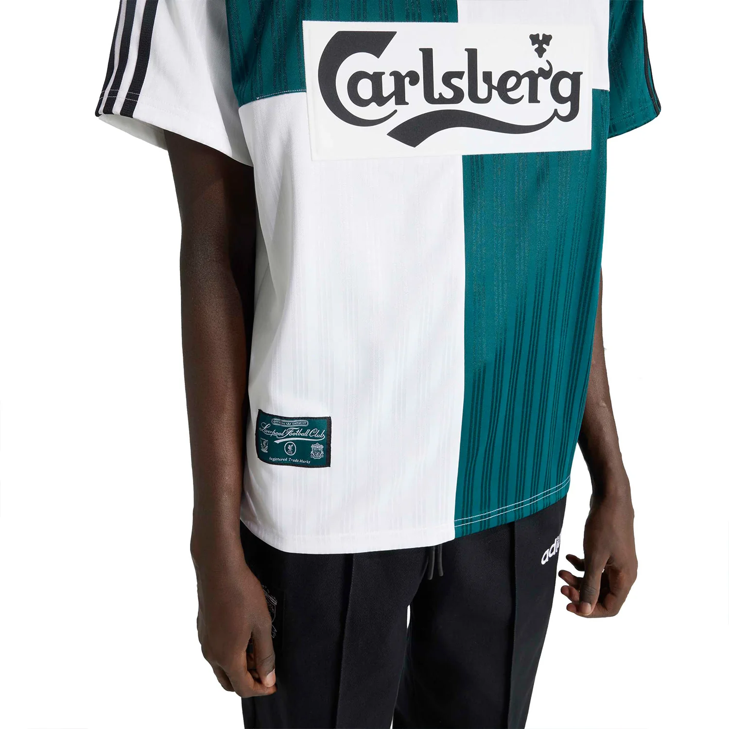 Adidas Originals Liverpool FC A Jersey 95 White/Rich Green - Image 4
