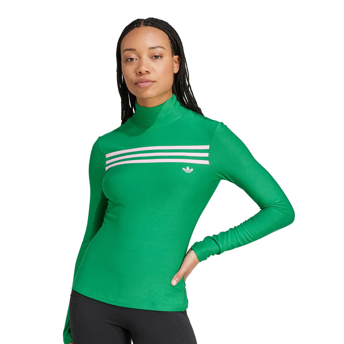 Adidas Originals LS 3S Tee Green