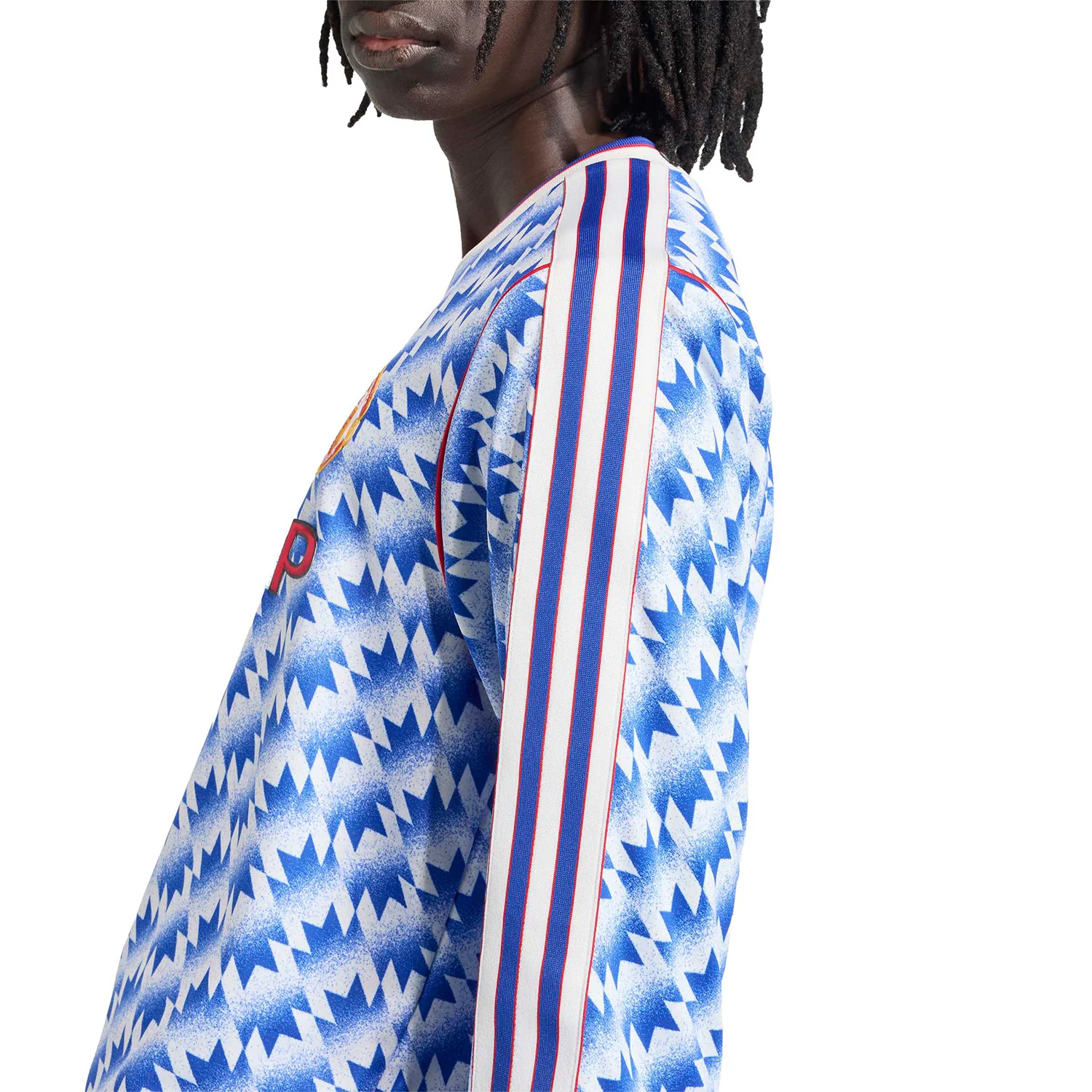 Adidas Originals Manchester United FC A Jersey 90 LS Multico - Image 4