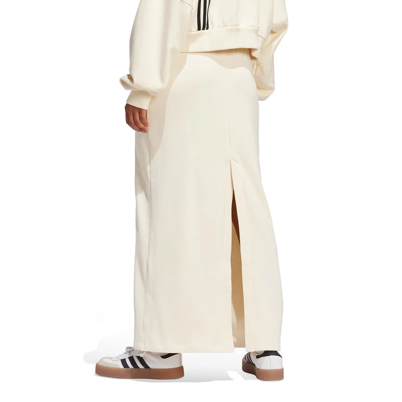 Adidas Originals Maxi Skirt Cream White - Image 2