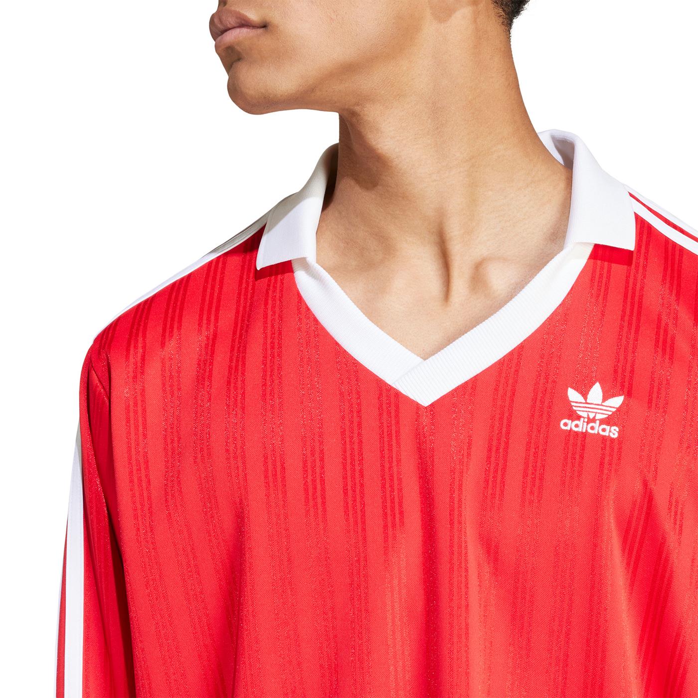 Adidas Originals Piqué LS Jersey Better Scarlet - Image 4