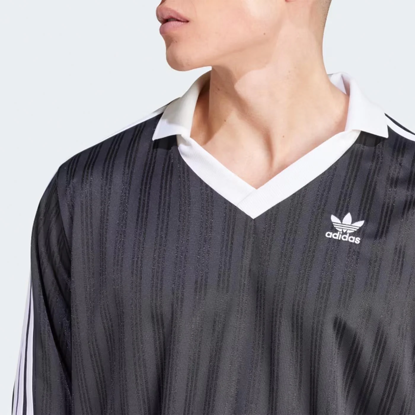 Adidas Originals Piqué LS Jersey Black - Image 3