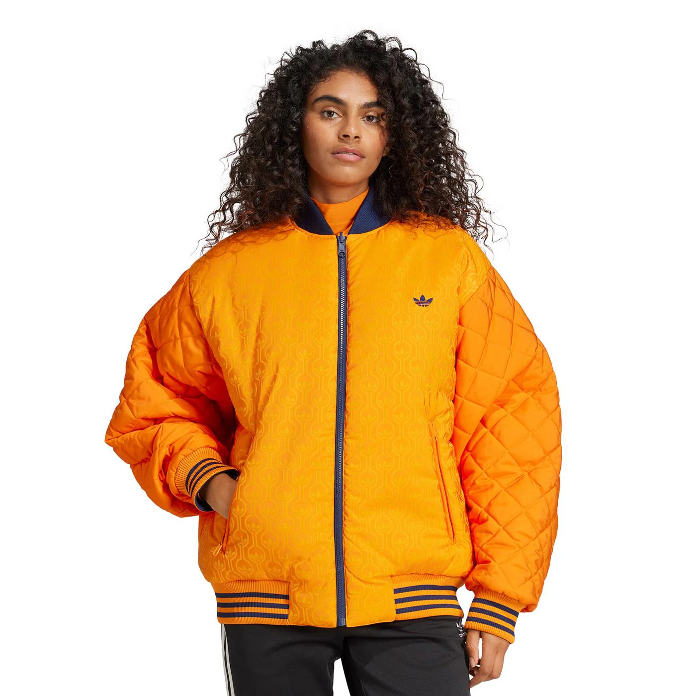 Adidas Originals Reversible Oversized Jacket Unity Orange - Image 2