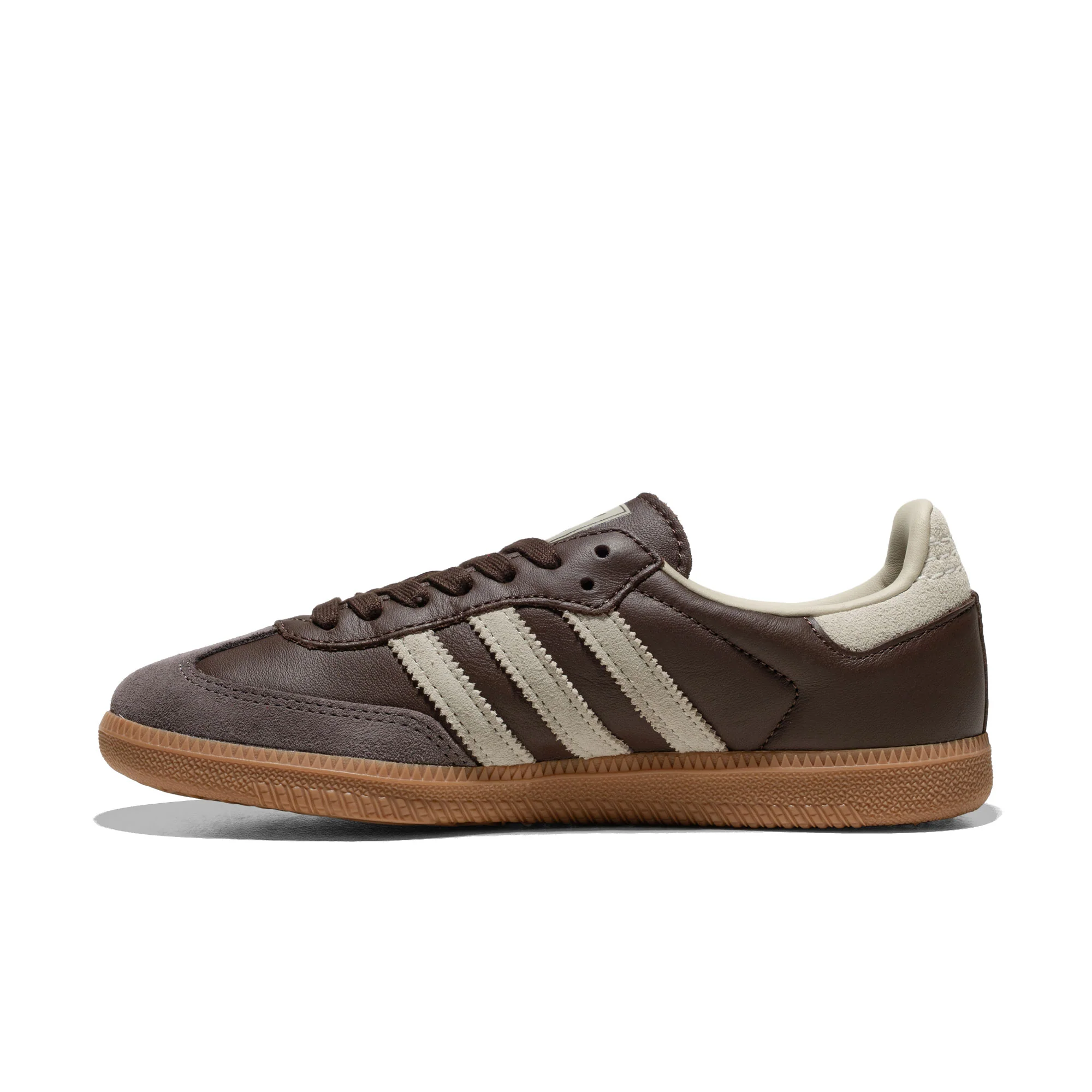 Adidas Originals Samba OG Brown/Putty Grey/Gold Met - Image 3