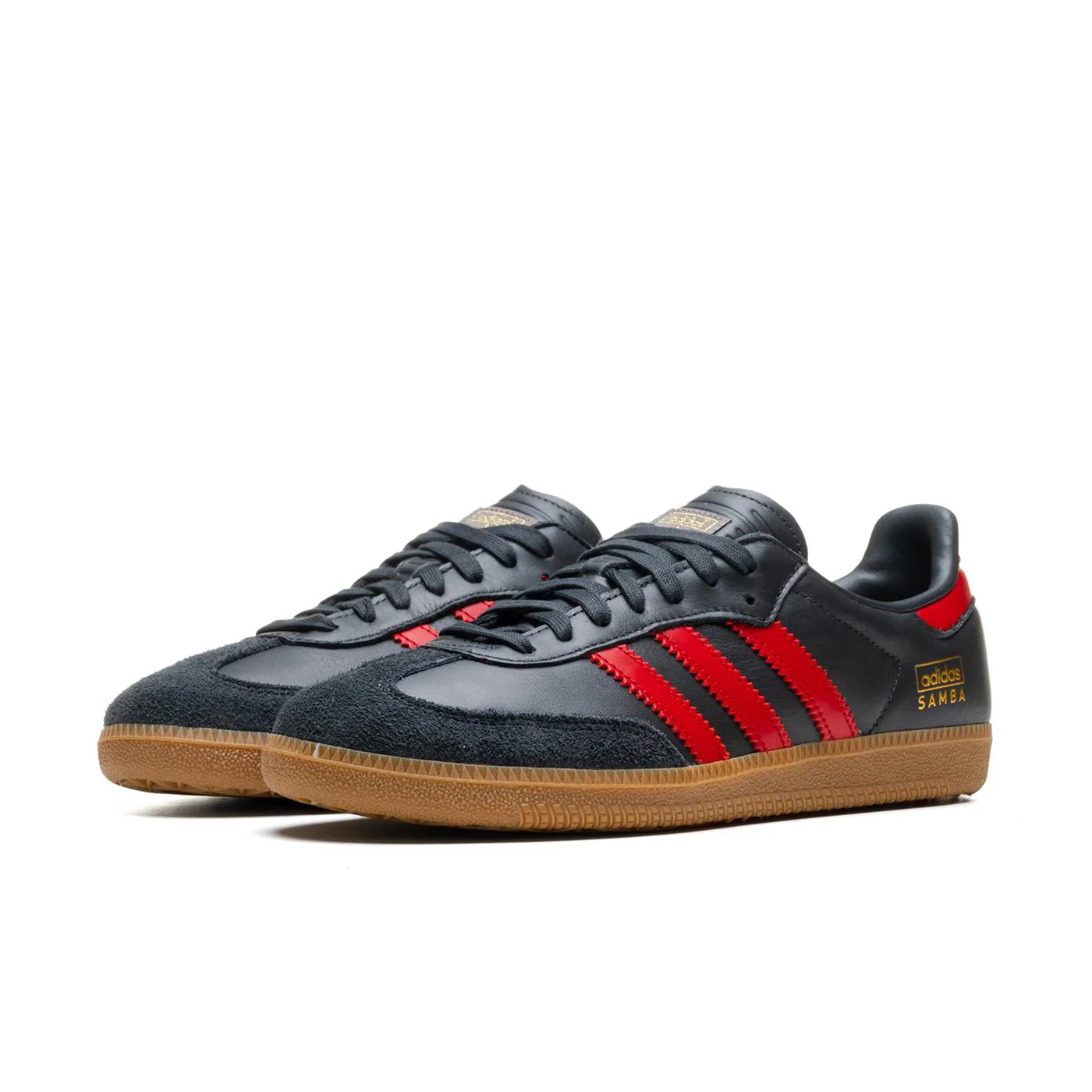 Adidas Originals Samba OG Carbon/Better Scarlet/Gum - Image 3