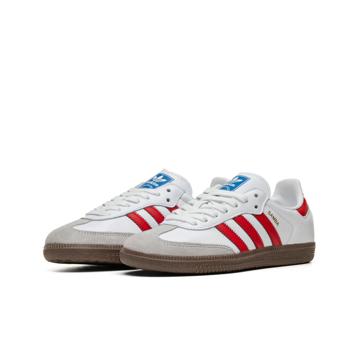 Adidas Originals Samba OG Cloud White/Better Scarlet/Supplie - Image 3