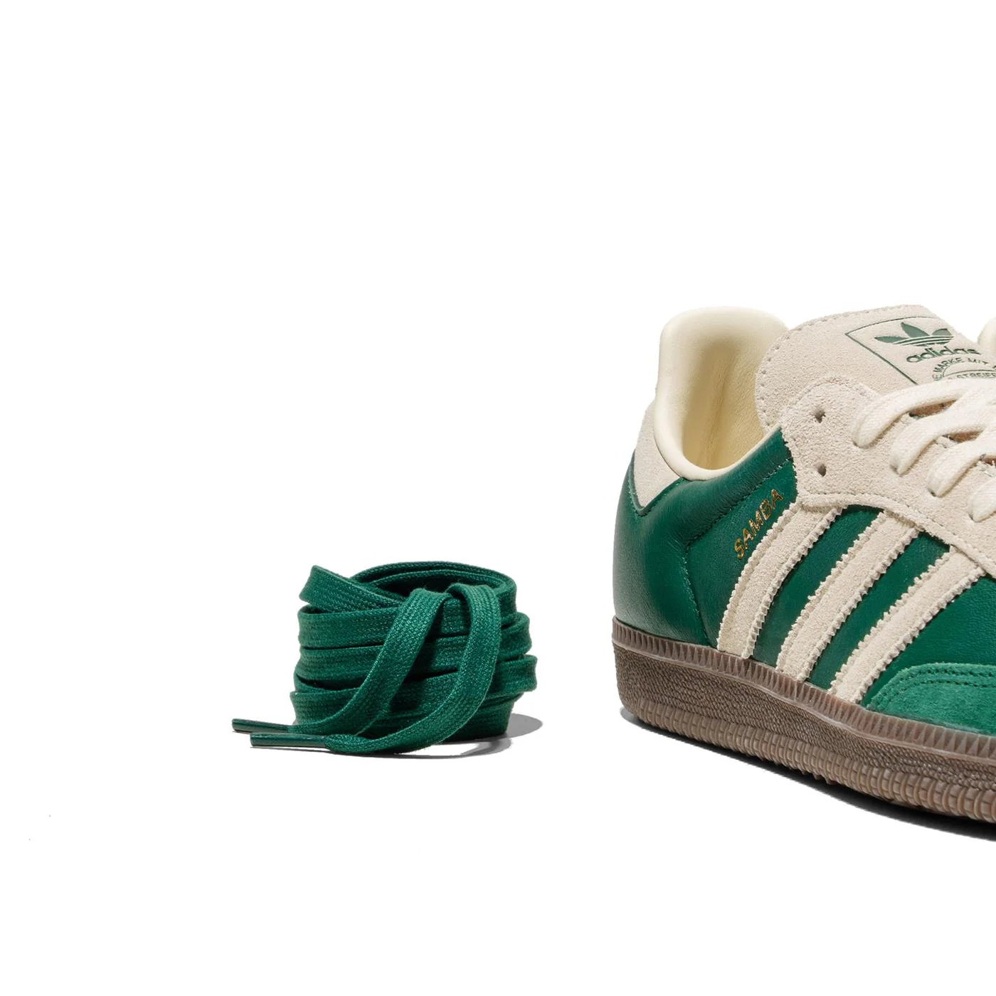 Adidas Originals Samba OG Collegiate Green/Cream White/Gum - Image 4