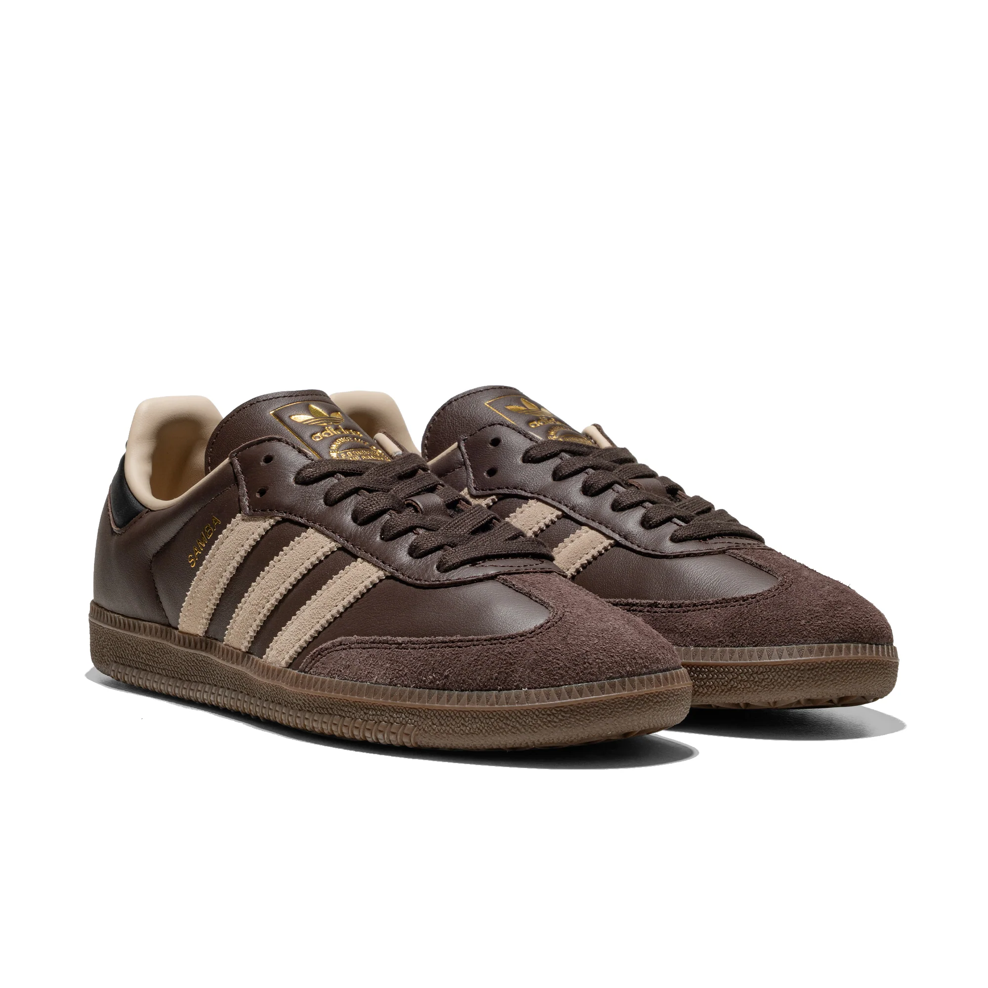 Adidas Originals Samba OG Dark Brown/Clay Brown/Gum - Image 2