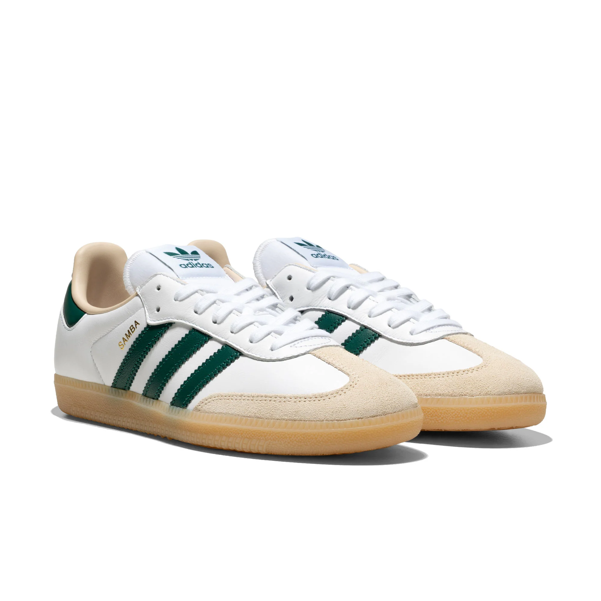 Adidas Originals Samba OG Ftwr White/Collegiate Green/Gum - Image 2