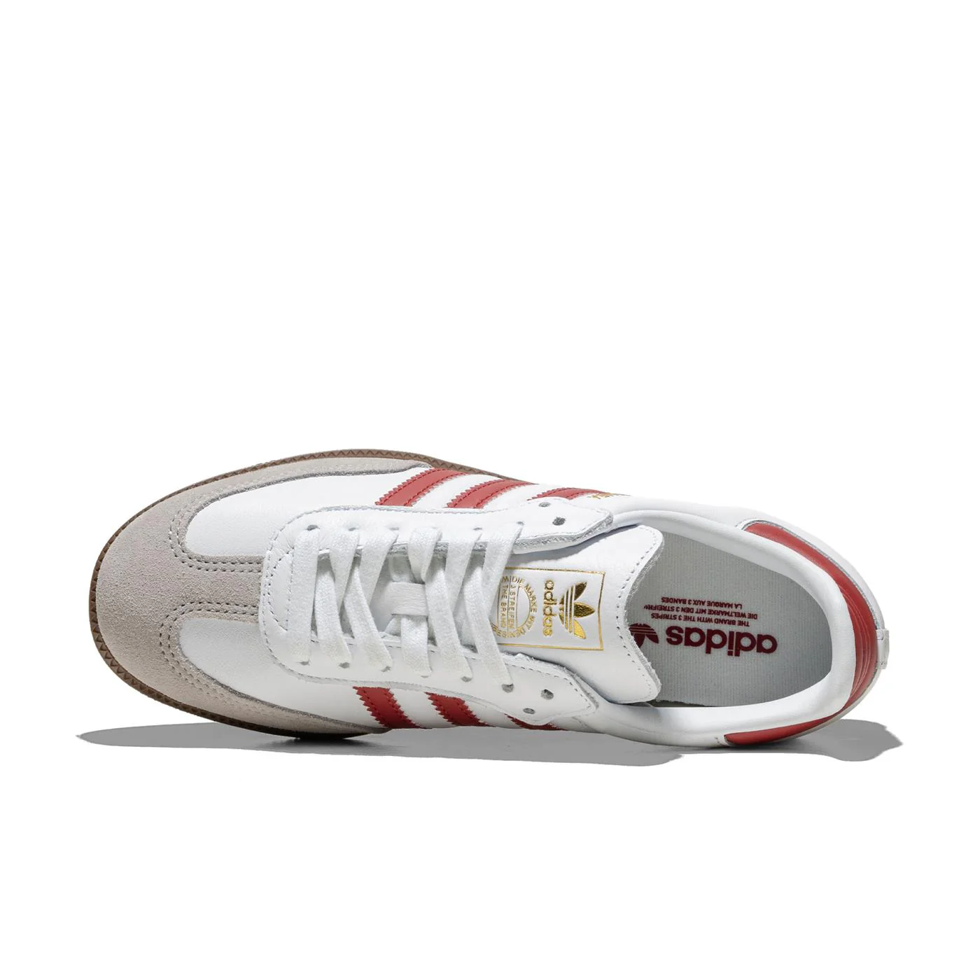 Adidas Originals Samba OG Ftwr White/Preloved Ruby - Image 5