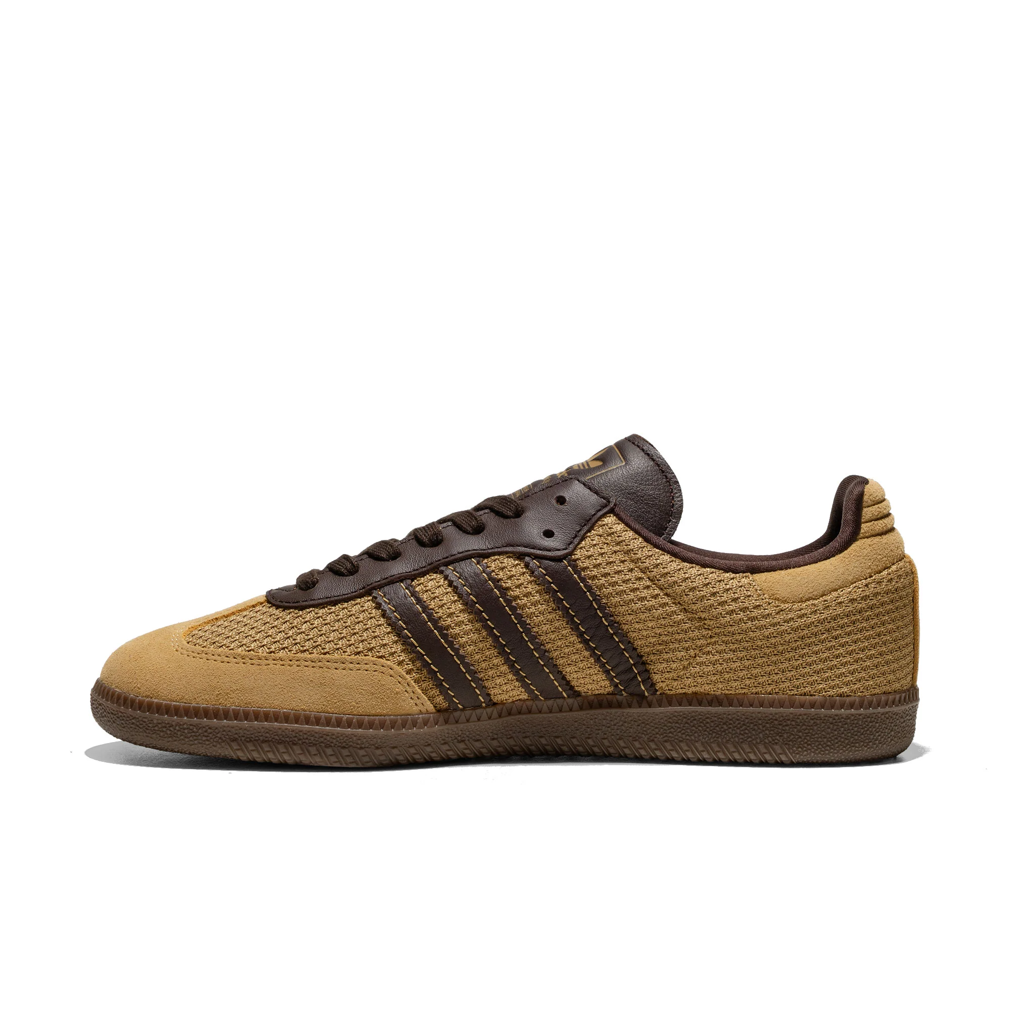 Adidas Originals Samba OG Golden Beige/Dark Brown/Gum - Image 3