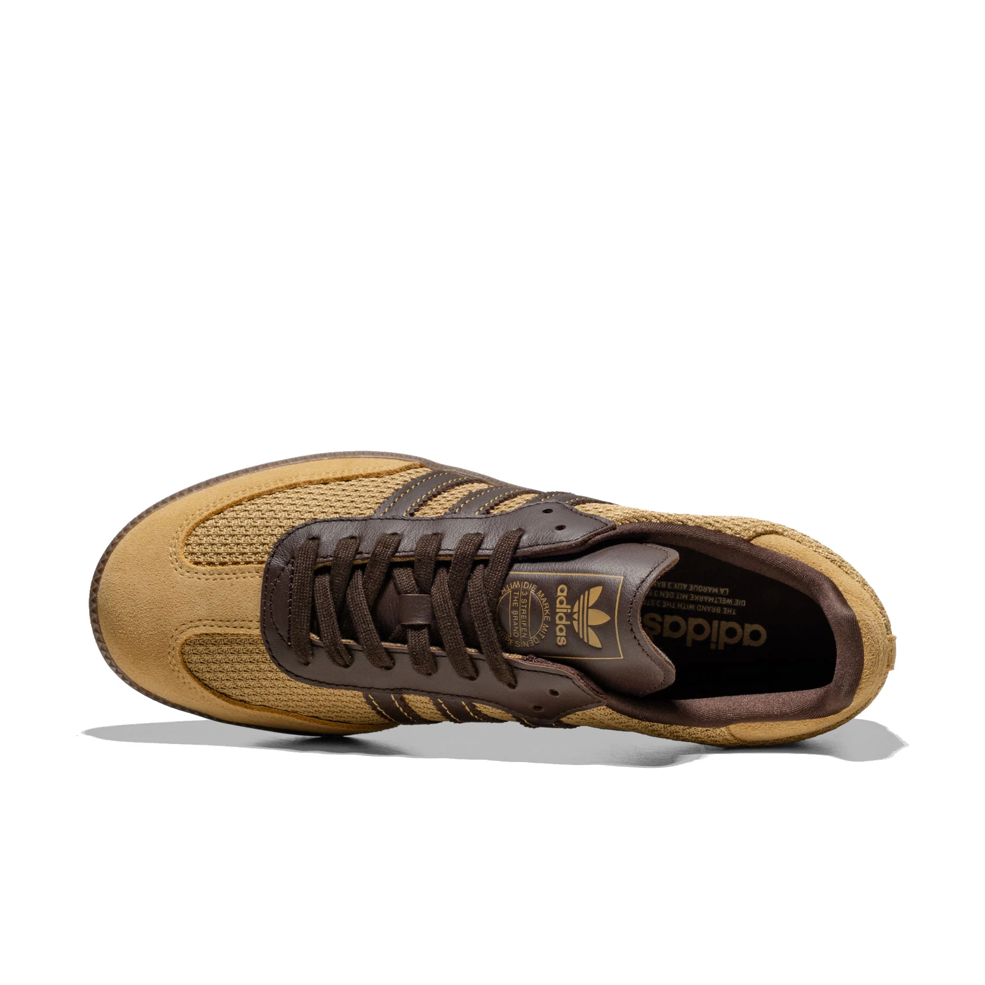 Adidas Originals Samba OG Golden Beige/Dark Brown/Gum - Image 5