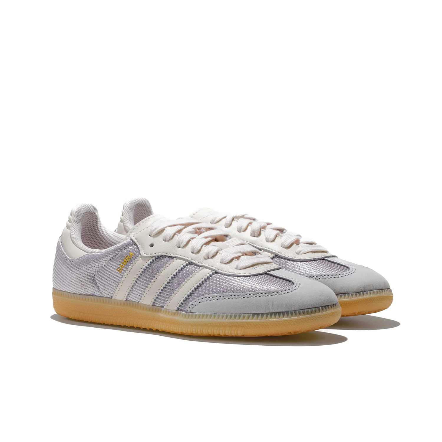 Adidas Originals Samba OG Grey Two/Chalk White/Sand Strata - Image 3