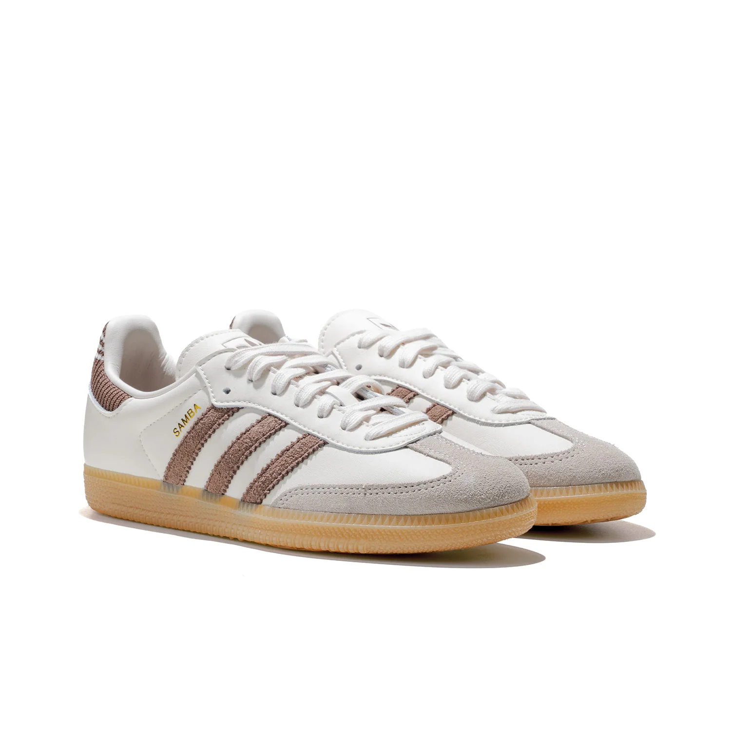 Adidas Originals Samba OG J Cloud White/Earth Strata/Gum - Image 3