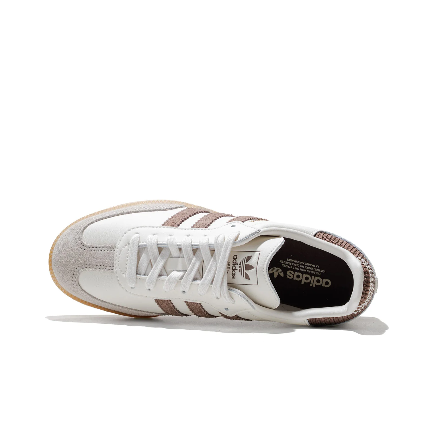 Adidas Originals Samba OG J Cloud White/Earth Strata/Gum - Image 5