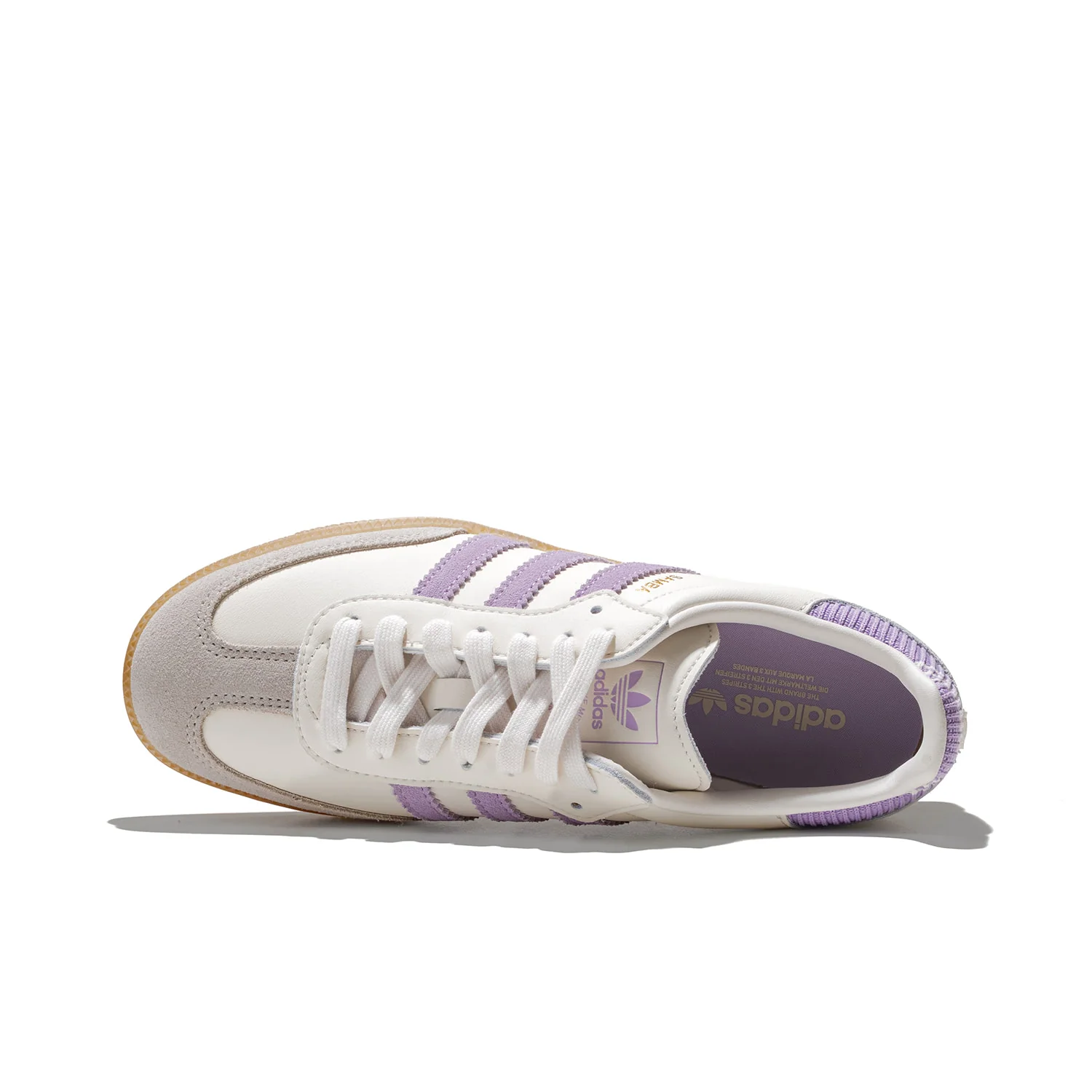 Adidas Originals Samba OG J Cloud White/Powder Plum/Gum - Image 5
