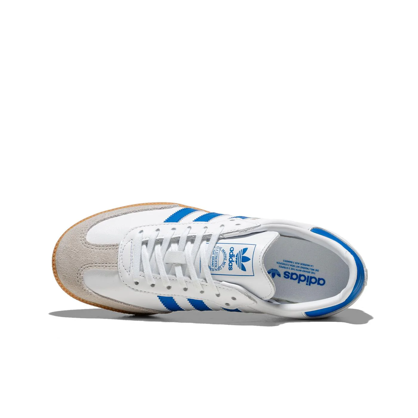 Adidas Originals Samba OG J Ftwr White/Blue/Gum - Image 5