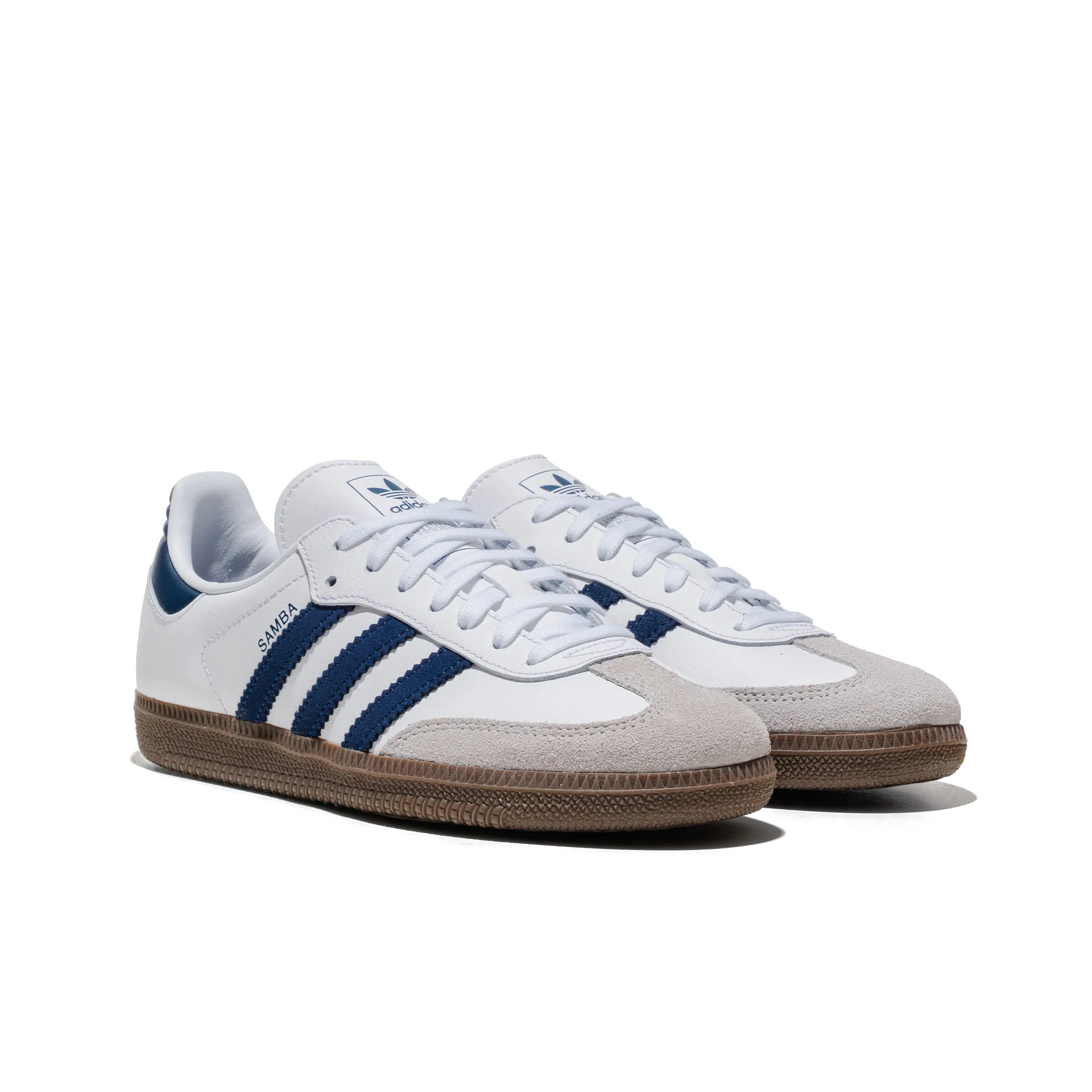 Adidas Originals Samba OG J Ftwr White/Night Indigo/Gum - Image 3
