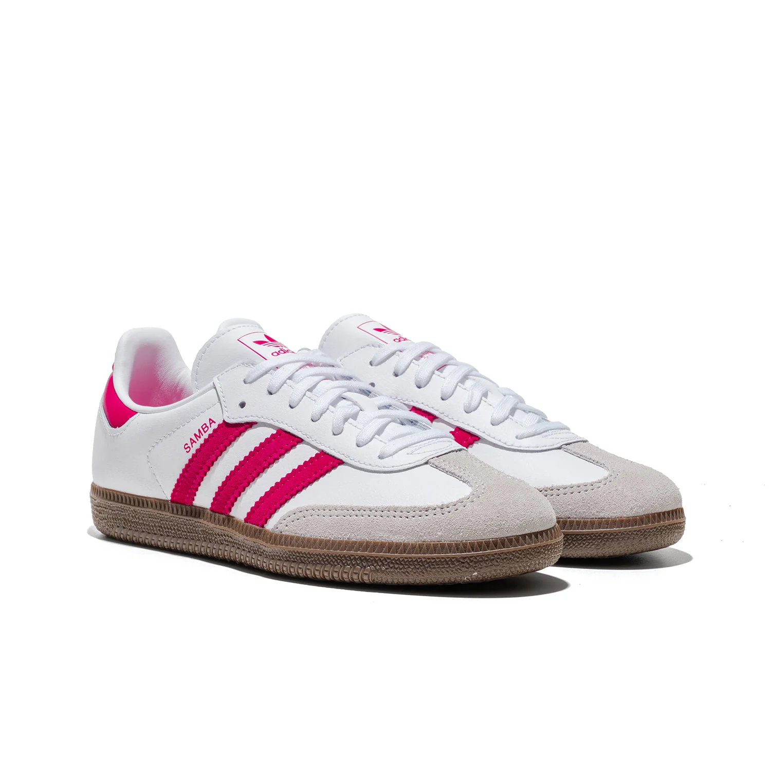 Adidas Originals Samba OG J Ftwr White/Real Magenta/Gum - Image 3