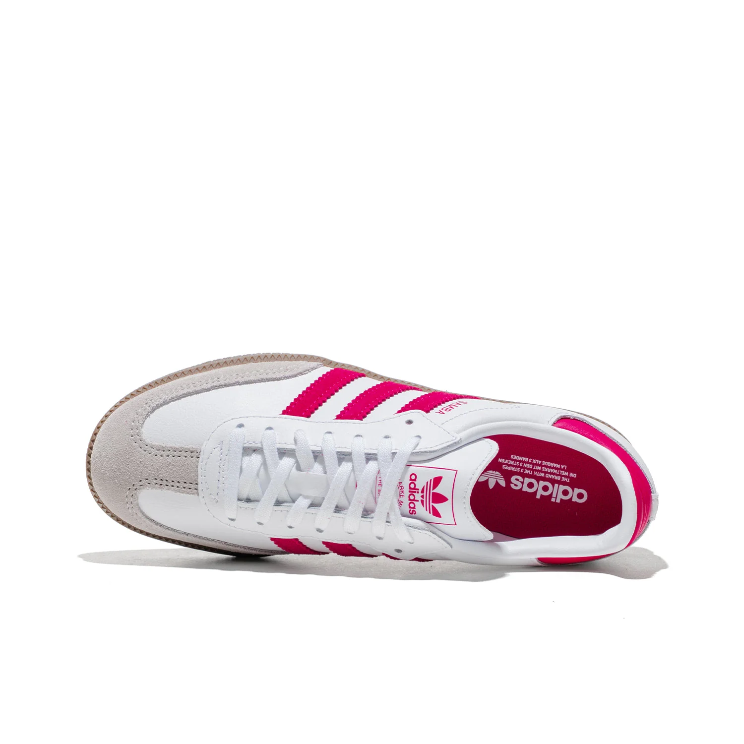 Adidas Originals Samba OG J Ftwr White/Real Magenta/Gum - Image 5