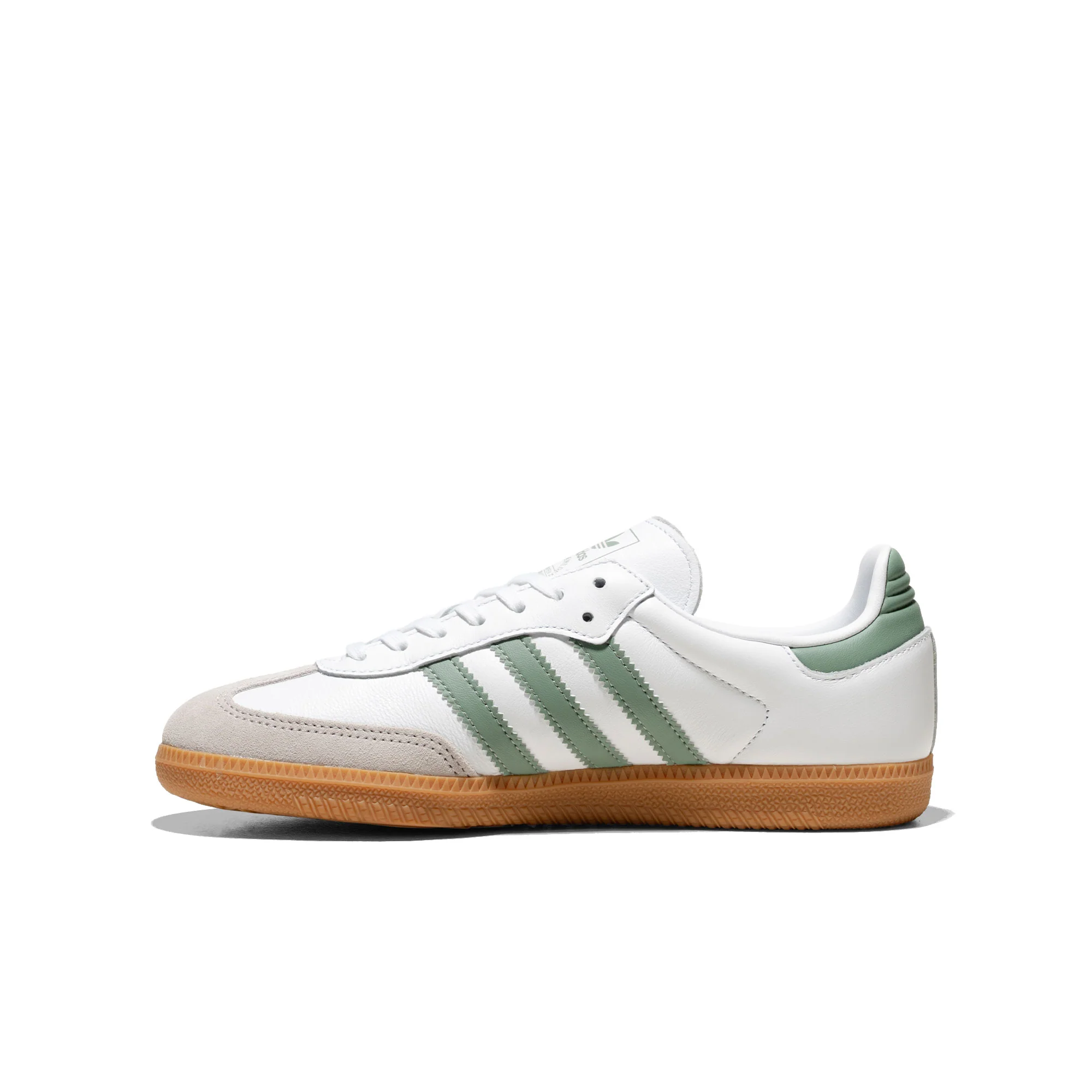 Adidas Originals Samba OG J Ftwr White/Silver Green/Gum - Image 3