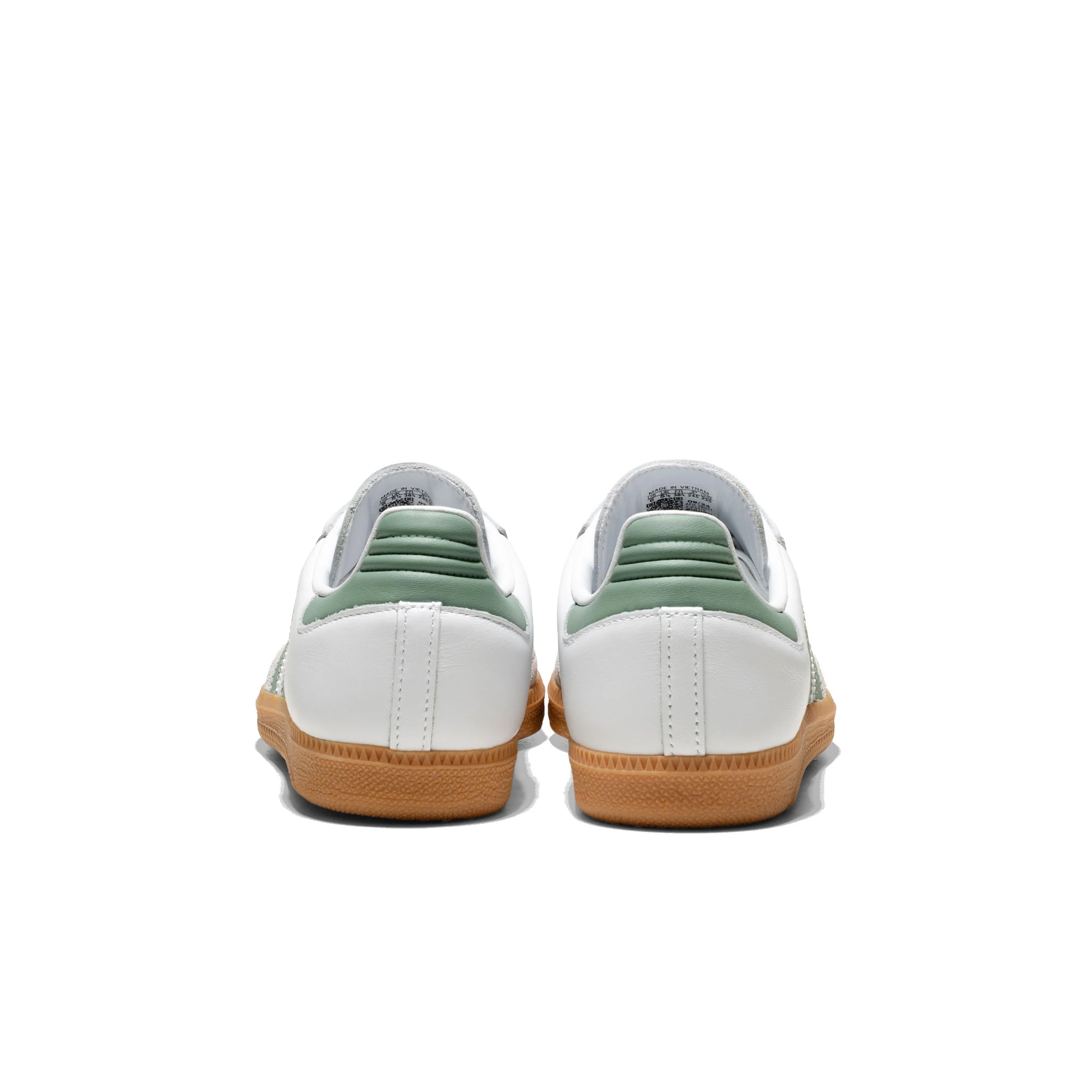 Adidas Originals Samba OG J Ftwr White/Silver Green/Gum - Image 4