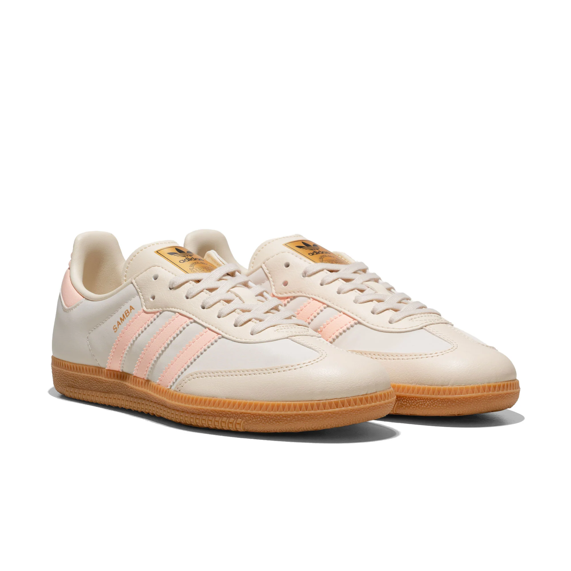 Adidas Originals Samba OG J Wonder White/Clear Orange/Gum - Image 2