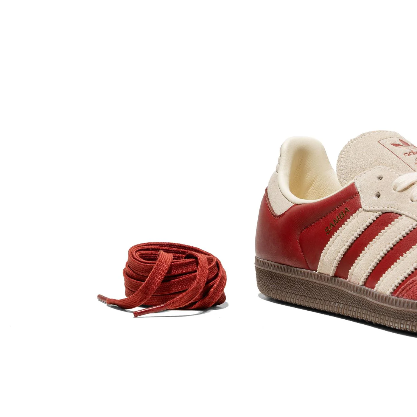 Adidas Originals Samba OG Preloved Ruby/Cream White/Gum - Image 3
