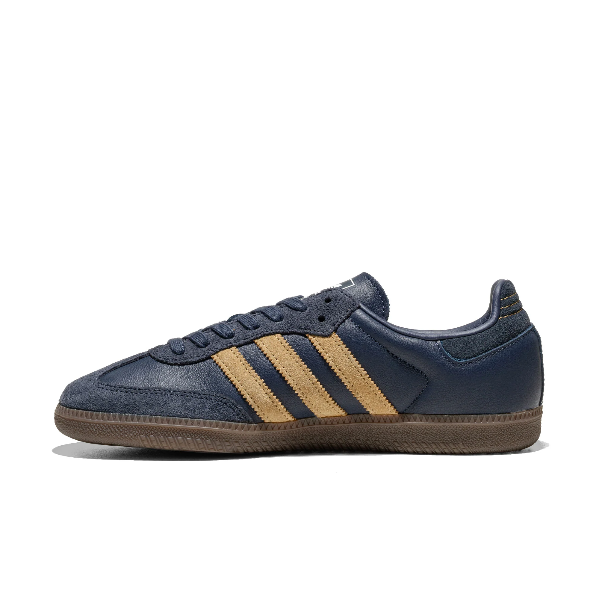 Adidas Originals Samba OG Shadow Navy/Golden Beige/Gum - Image 3