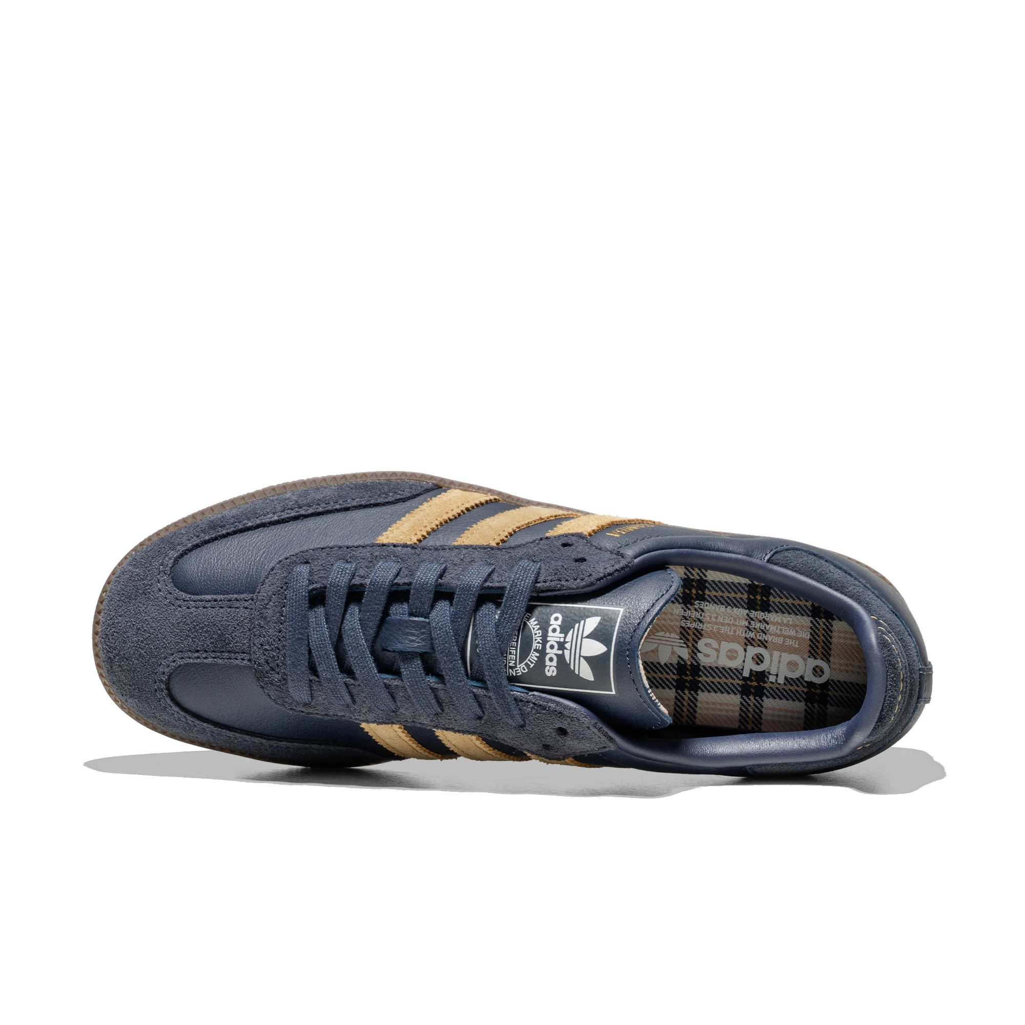 Adidas Originals Samba OG Shadow Navy/Golden Beige/Gum - Image 5