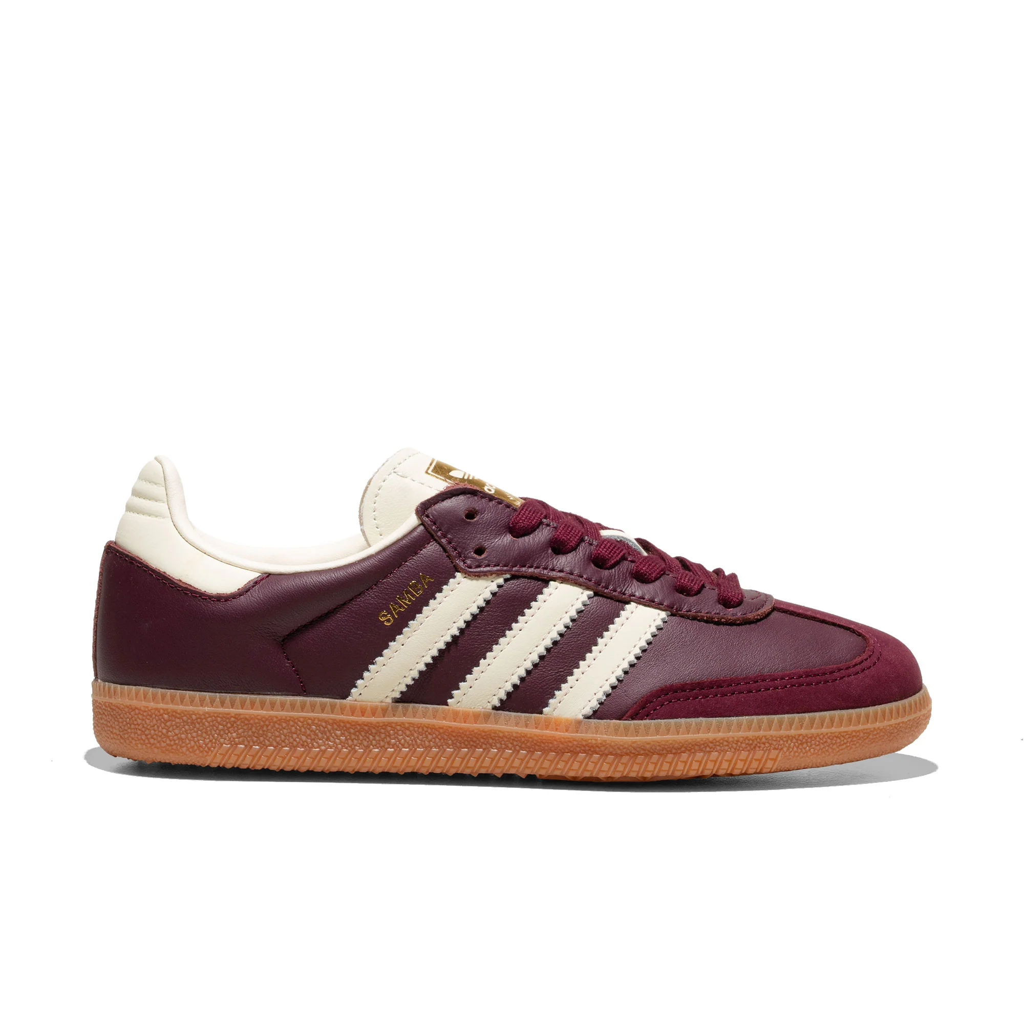 Adidas Originals Samba OG W Maroon/Cream White/Gold Met