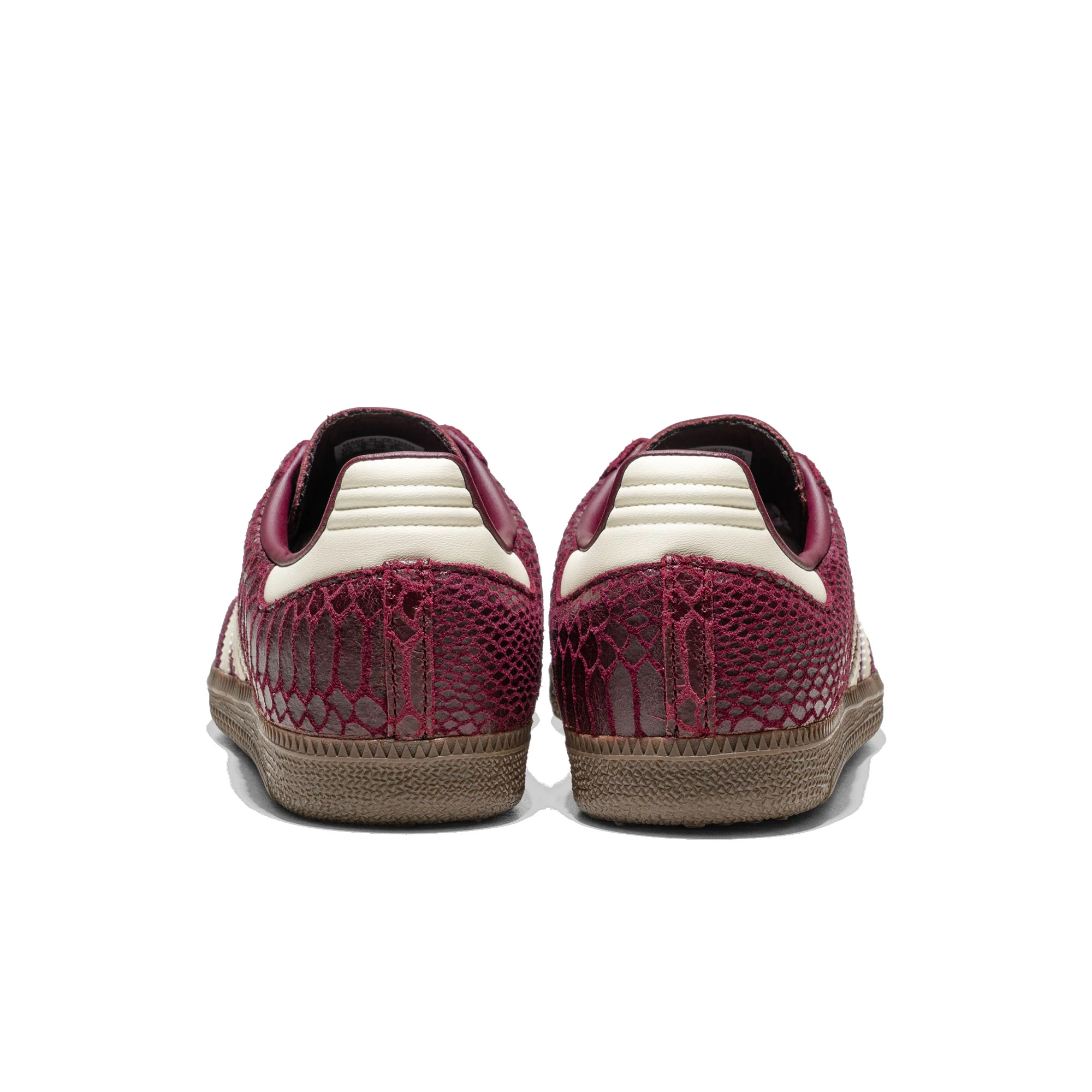 Adidas Originals Samba OG W Maroon/Cream White/Gold Metallic - Image 4