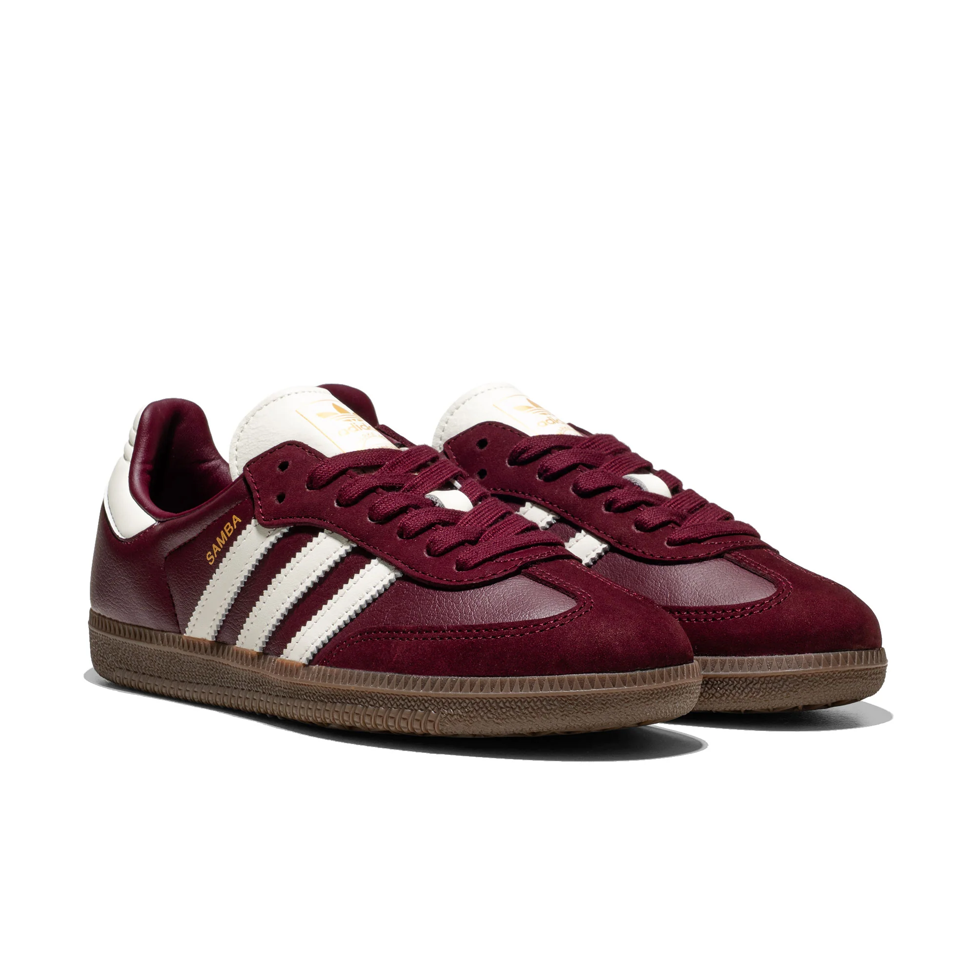 Adidas Originals Samba OG W Maroon/Off White/Gum - Image 2