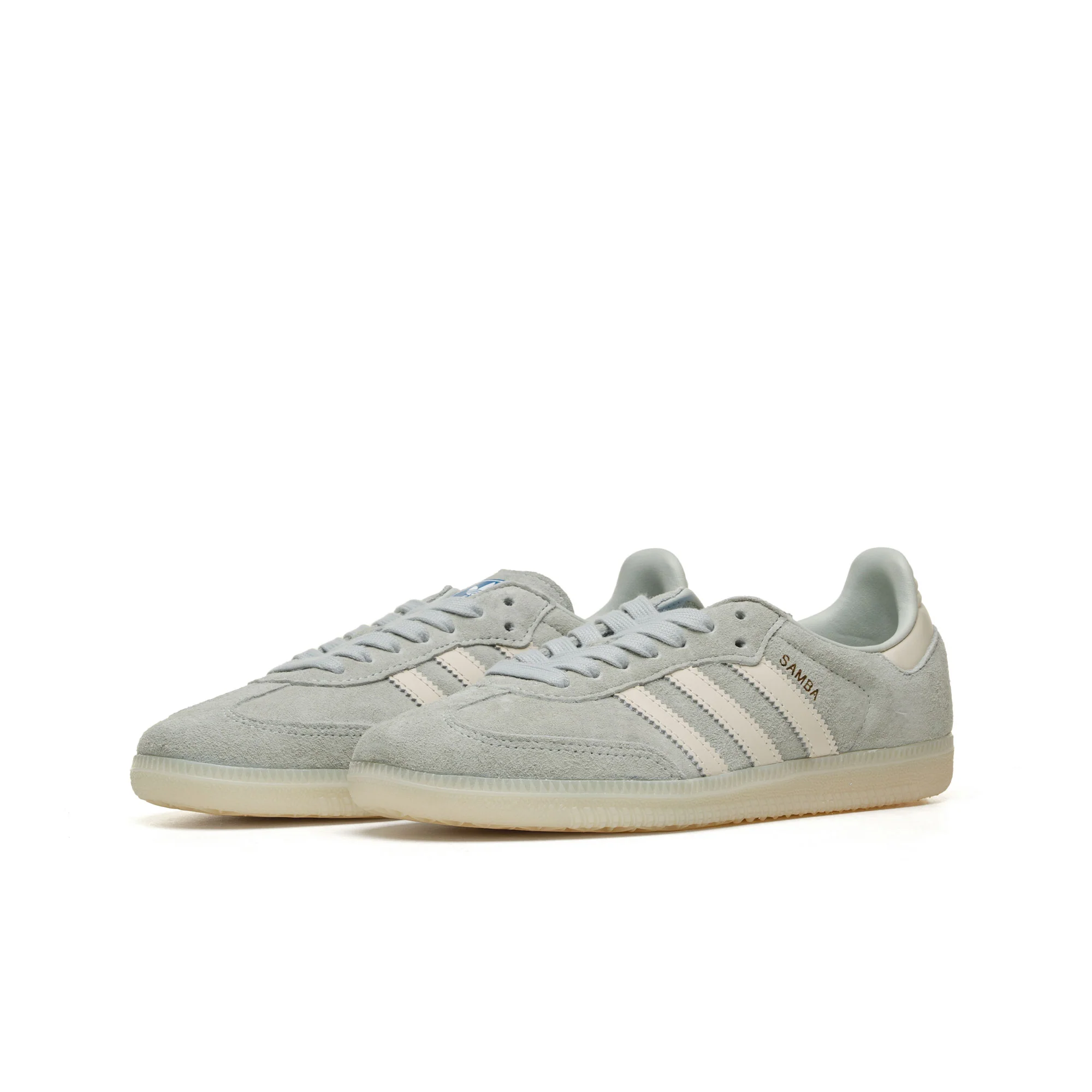 Adidas Originals Samba OG Wonder Silver/Chalk White - Image 3