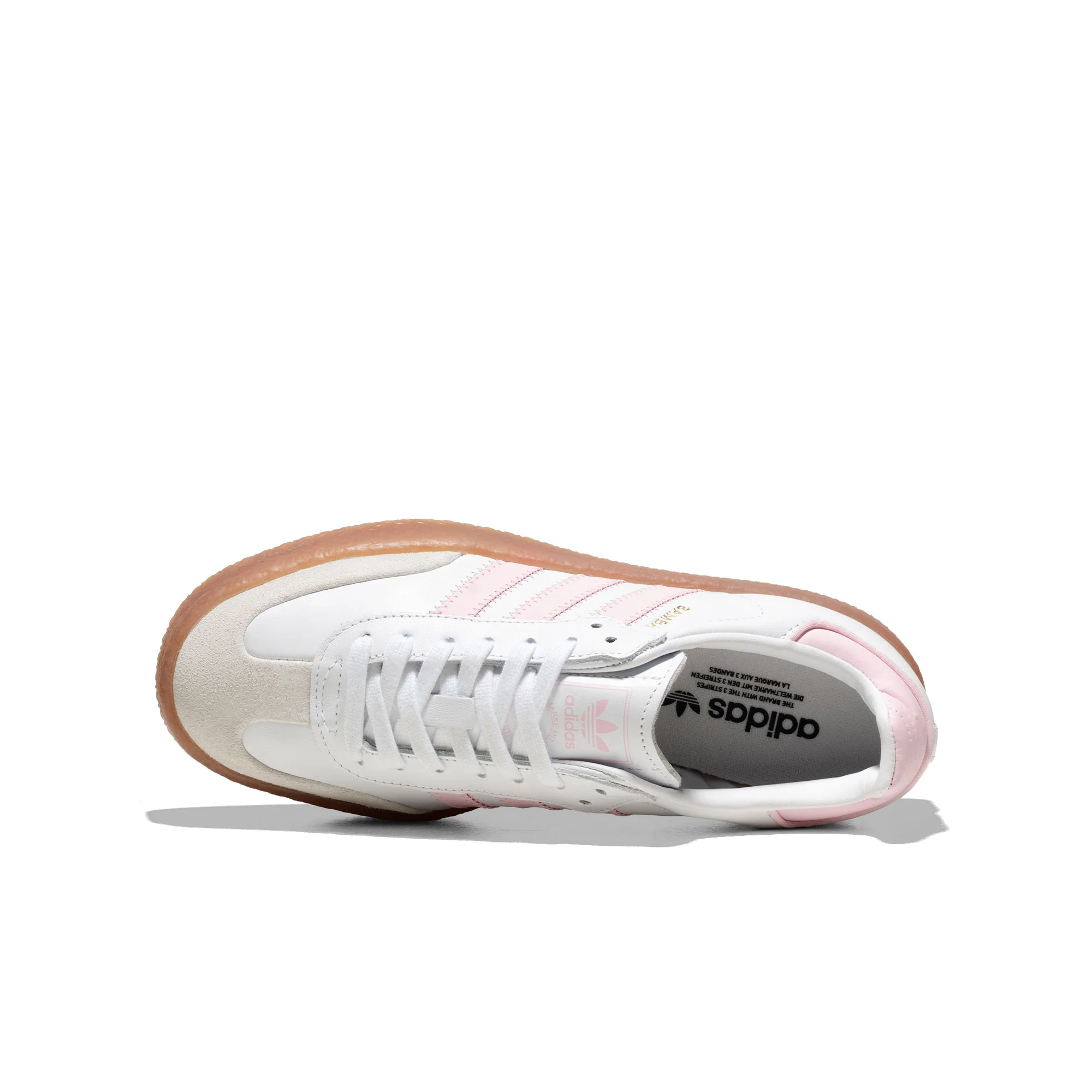 Adidas Originals Sambae J Ftwr White/Clear Pink/Gold Met - Image 5