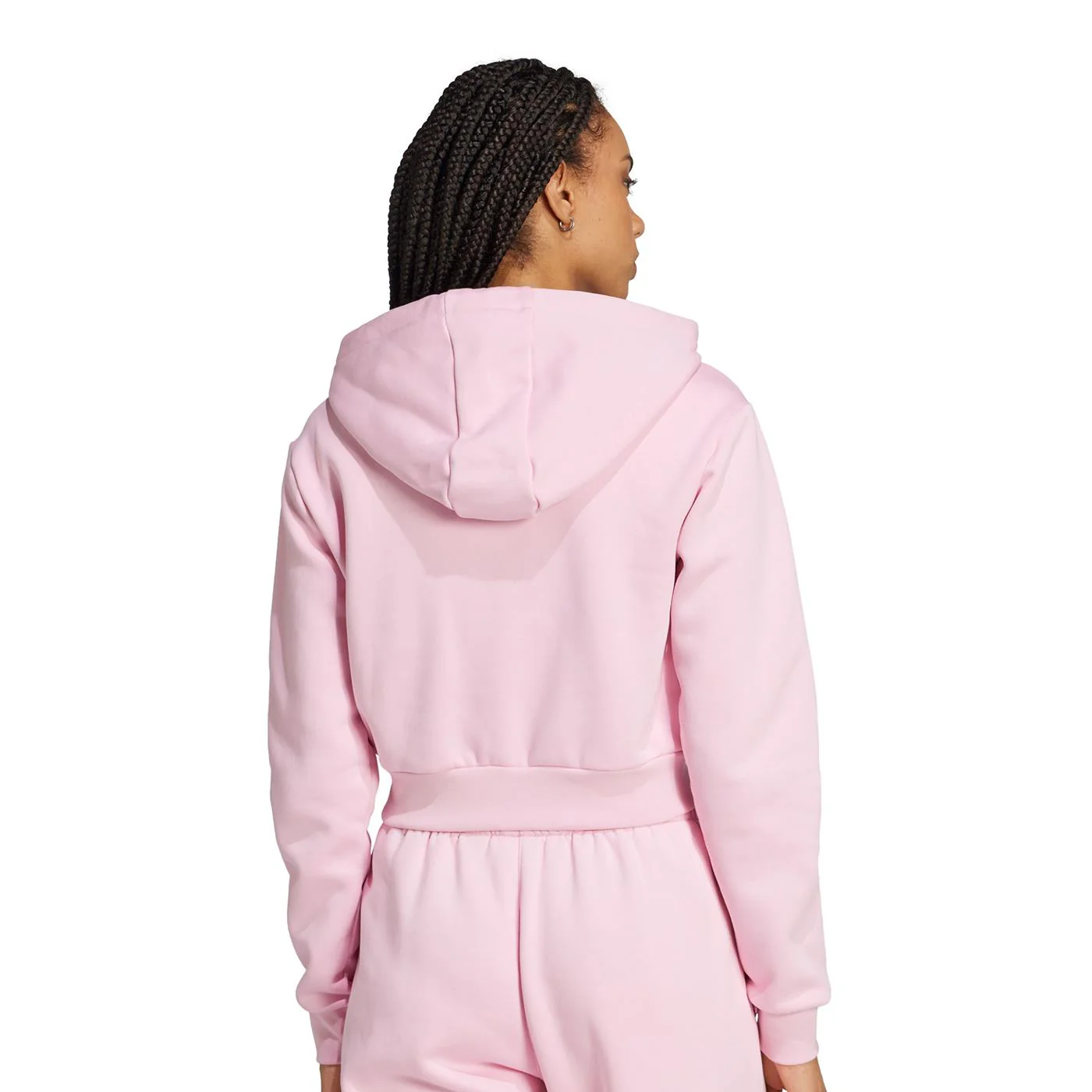 Adidas Originals Short FZ Fleece Hood True Pink - Image 2