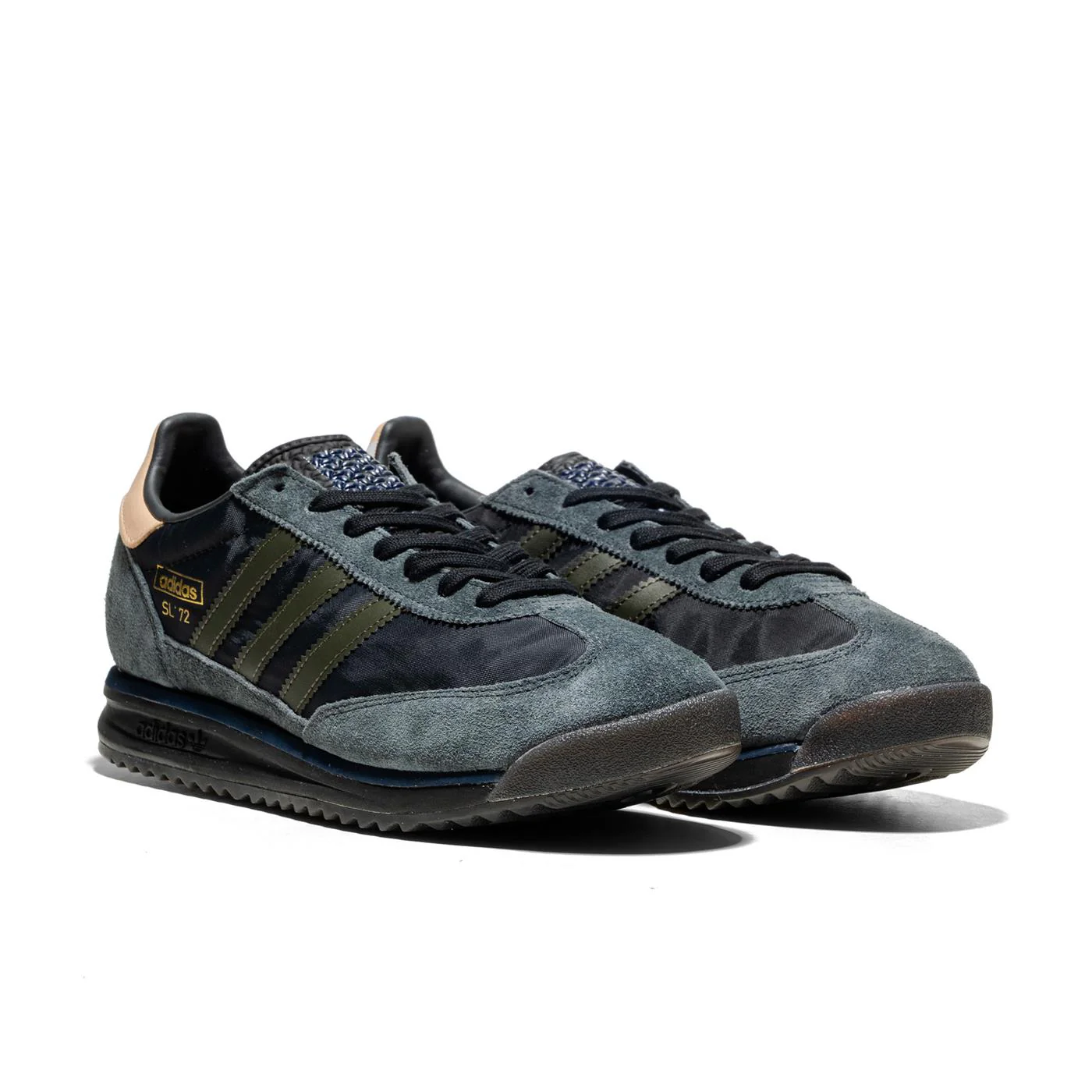 Adidas Originals SL 72 RS Core Black/Shadow Olive - Image 3