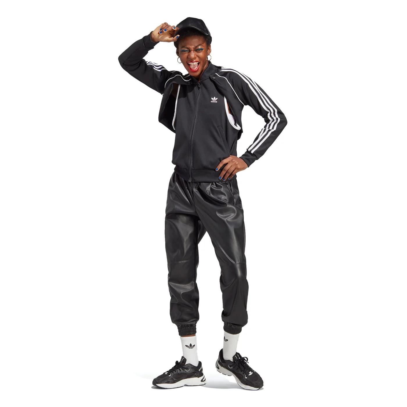 Adidas Originals SST Track Top Black - Image 4