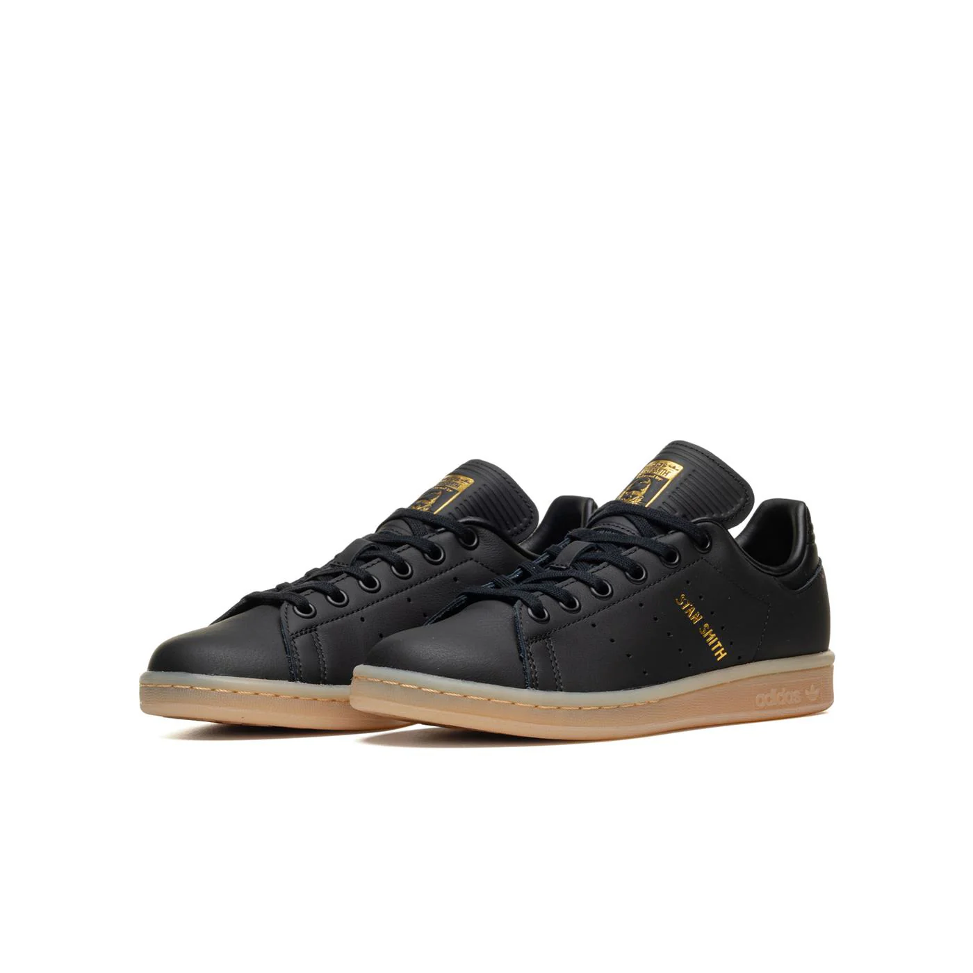 Adidas Originals Stan Smith J Core Black/Core Black/Gum - Image 3