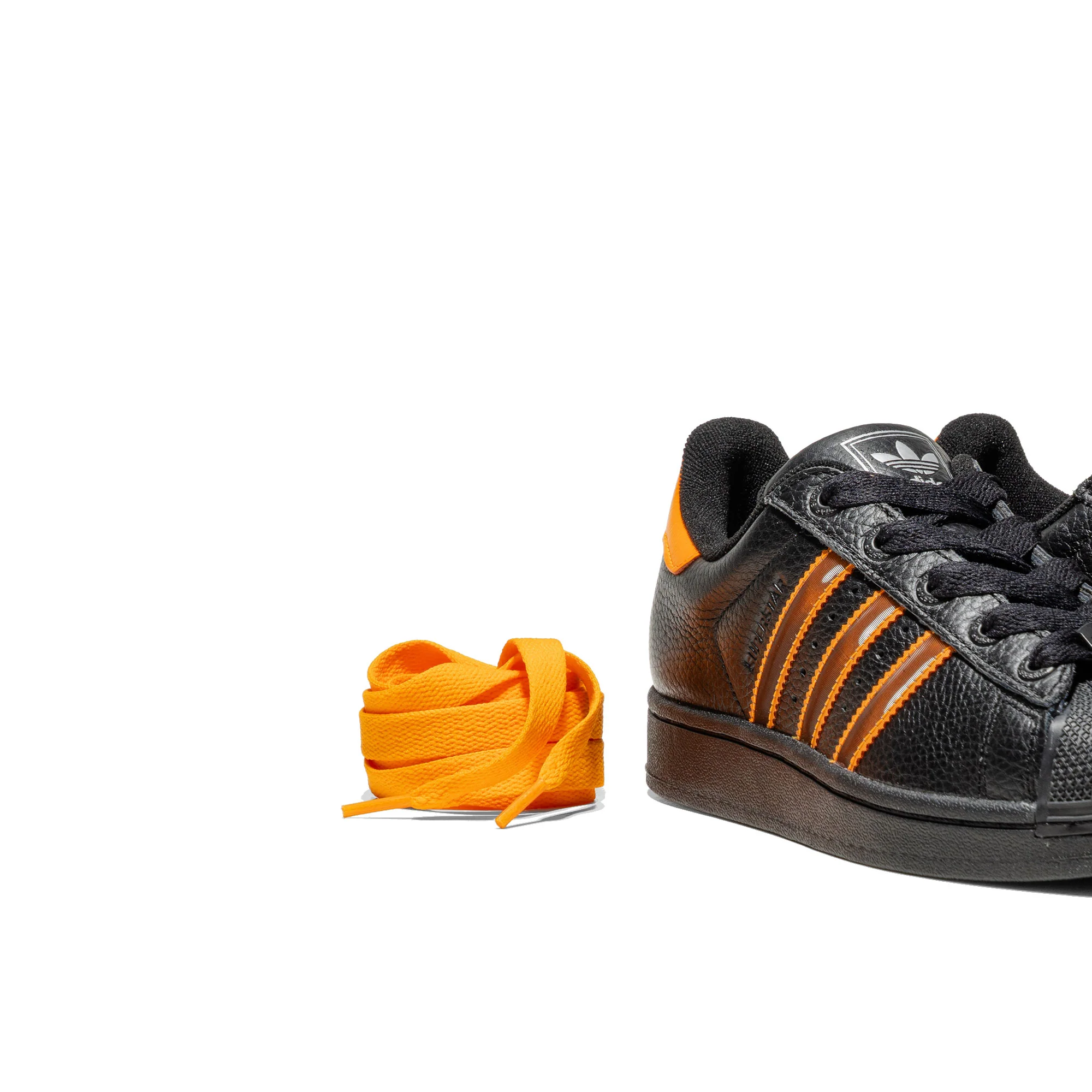 Adidas Originals Superstar II W Core Black/Crew Orange - Image 4