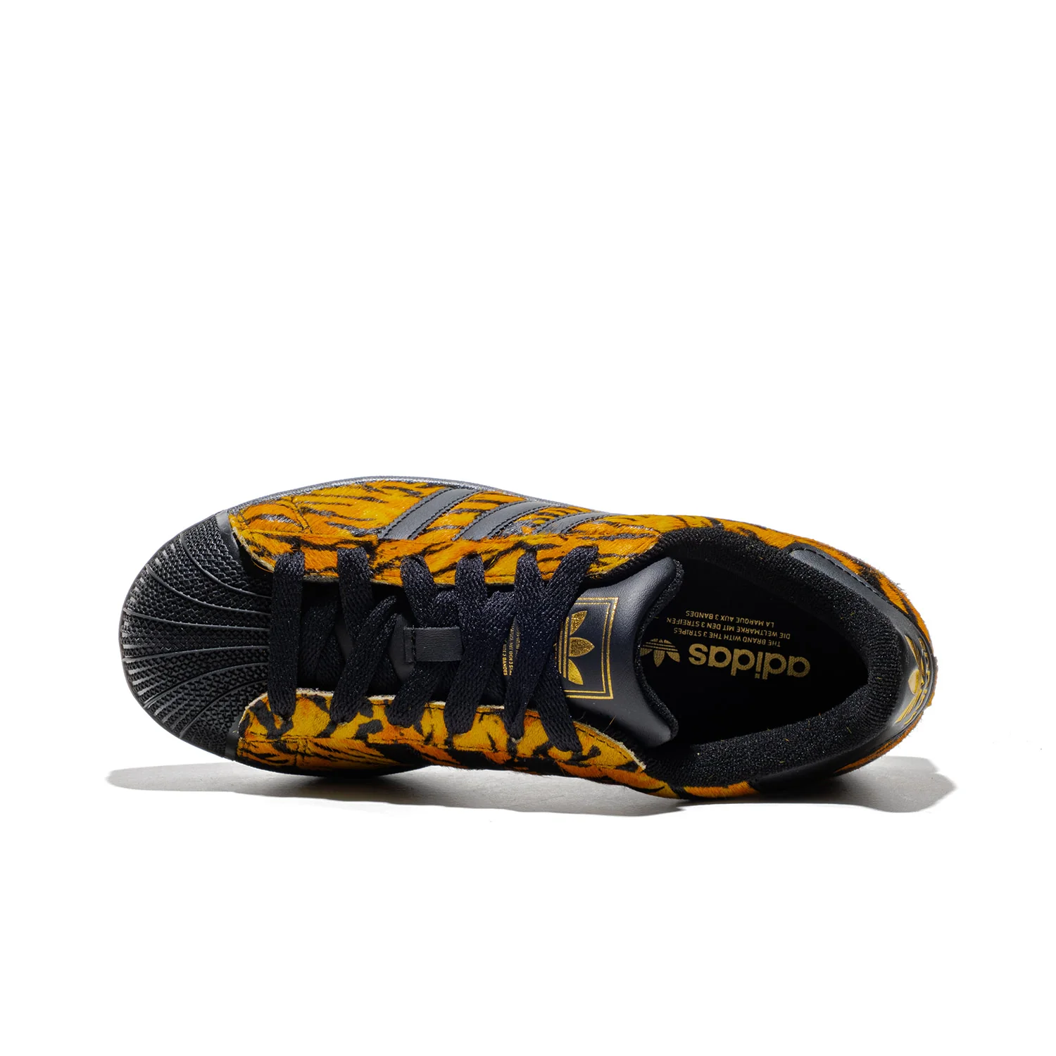 Adidas Originals Superstar II W Yellow/Core Black/Gold Met - Image 5