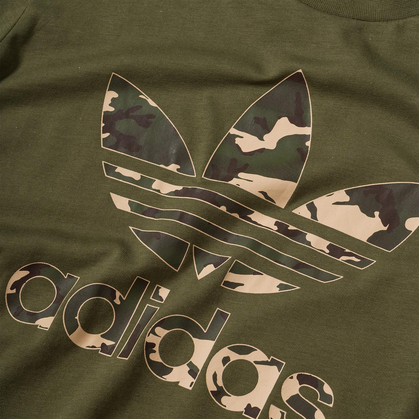 Adidas Originals Tee Olive Strata - Image 2