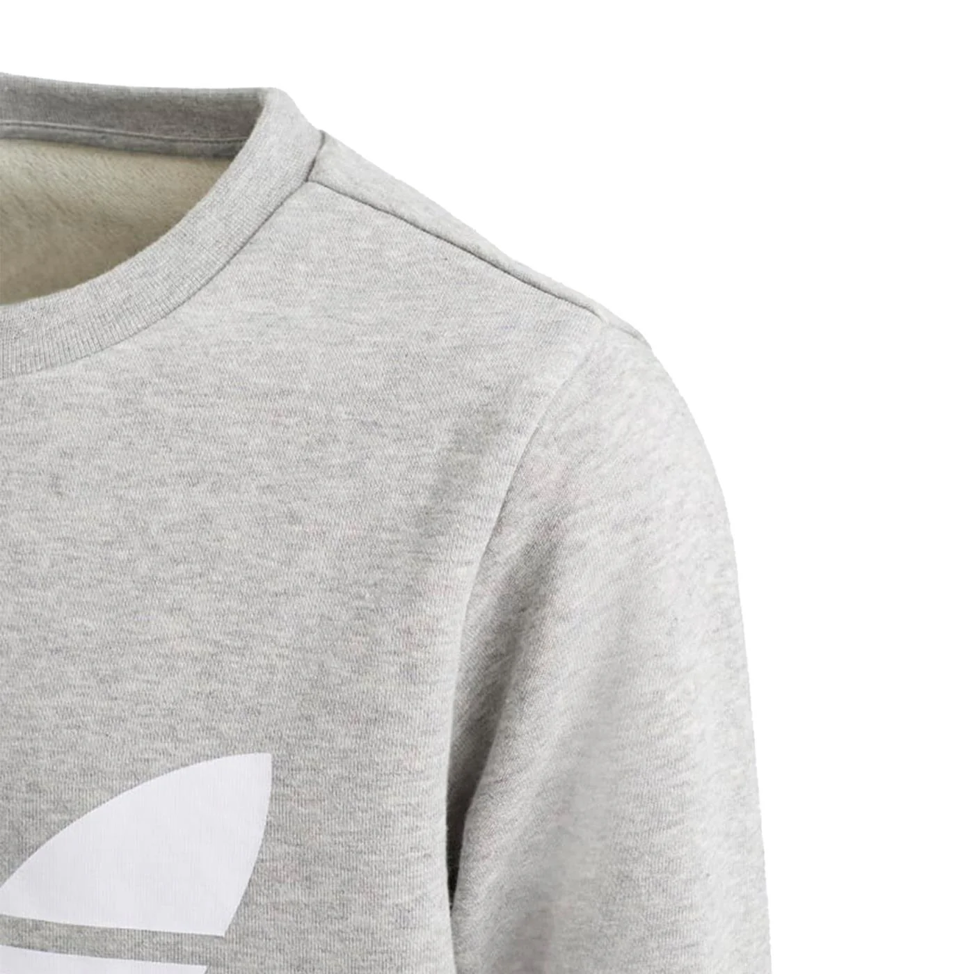 Adidas Originals Trefoil Crew Medium Grey Heather - Image 3