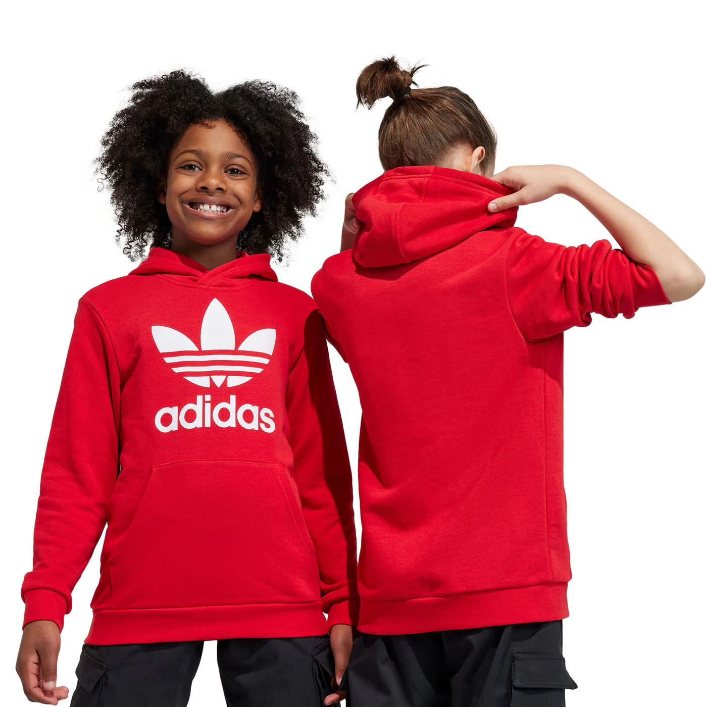 Adidas Originals Trefoil Hoodie Better Scarlet - Image 2