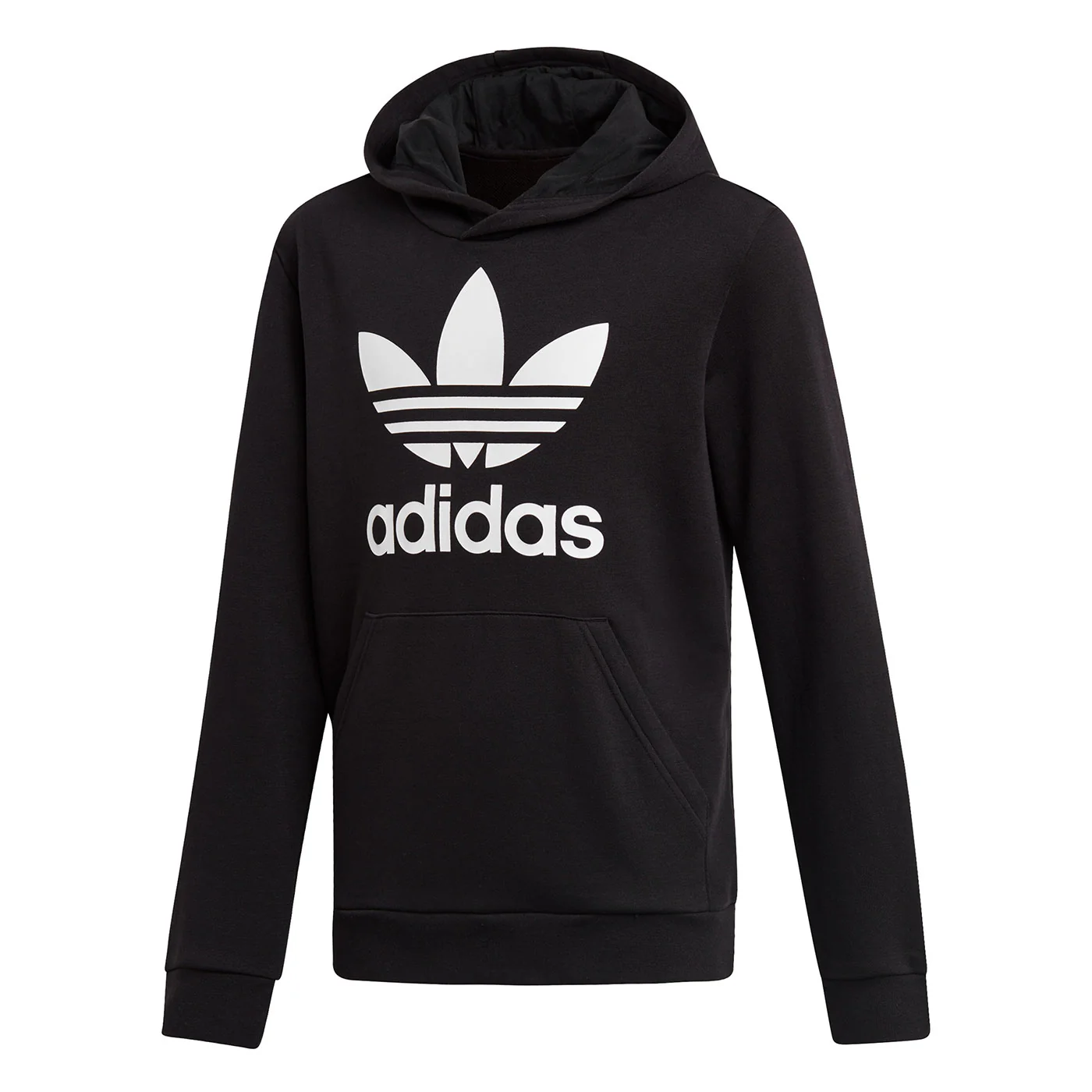 Adidas Originals Trefoil Hoodie Black/White - Image 3