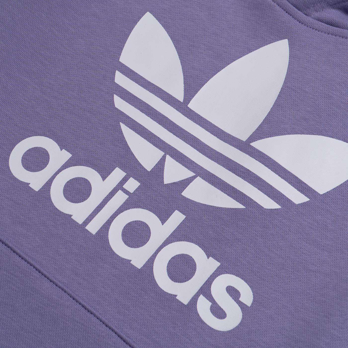 Adidas Originals Trefoil Hoodie Magic Lilac - Image 3