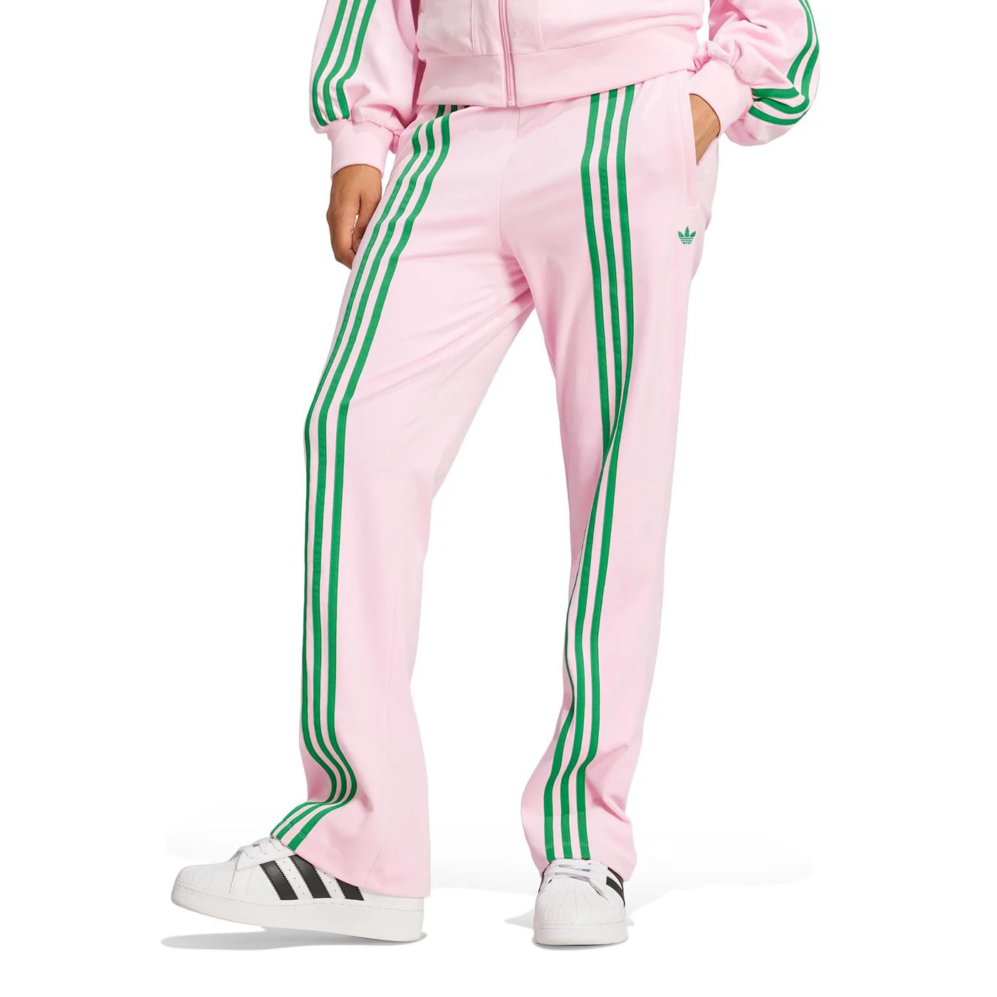 Adidas Originals Velour Track Pant True Pink