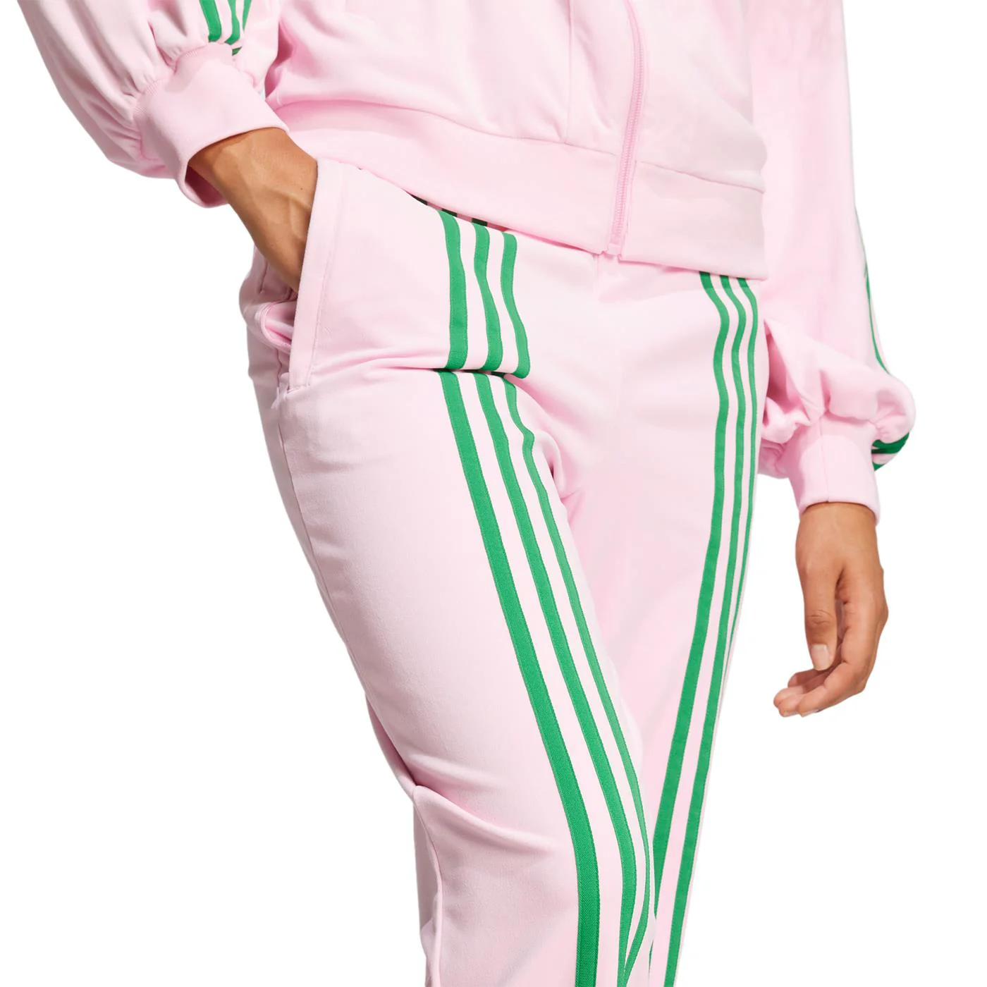 Adidas Originals Velour Track Pant True Pink - Image 3