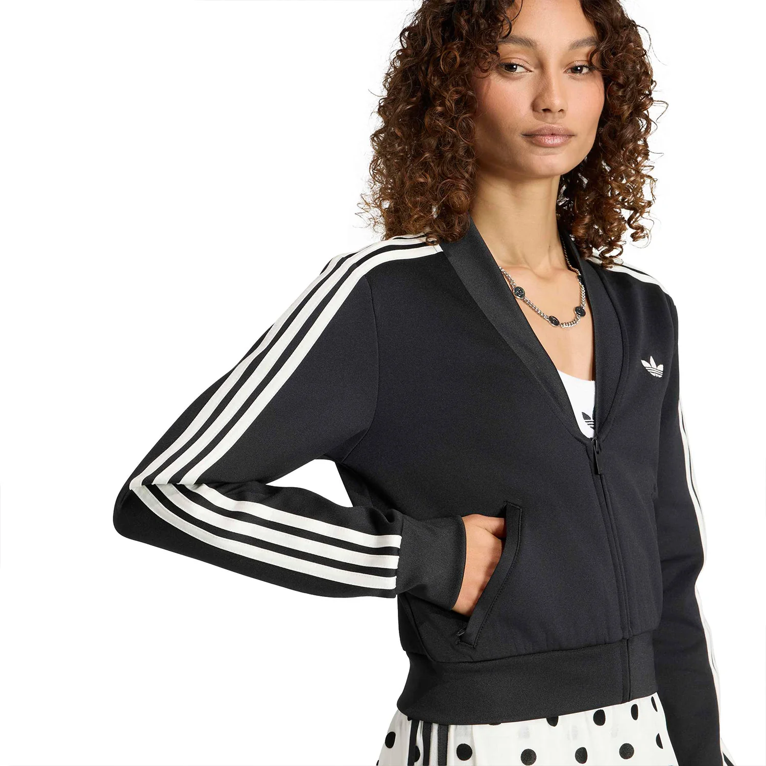 Adidas Originals V-Neck Superstar TT Black - Image 4