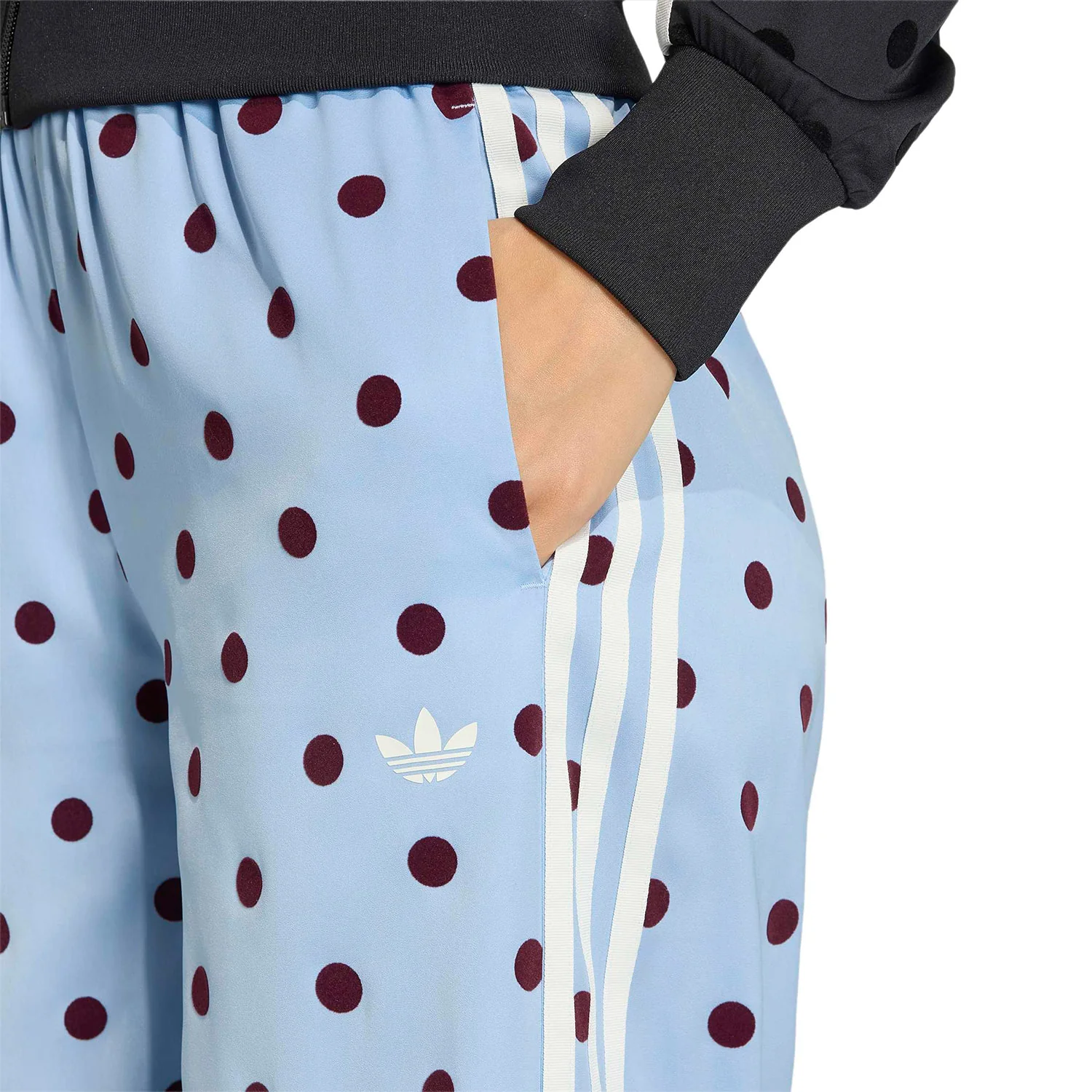Adidas Originals Wide Leg Pants Clear Sky - Image 3